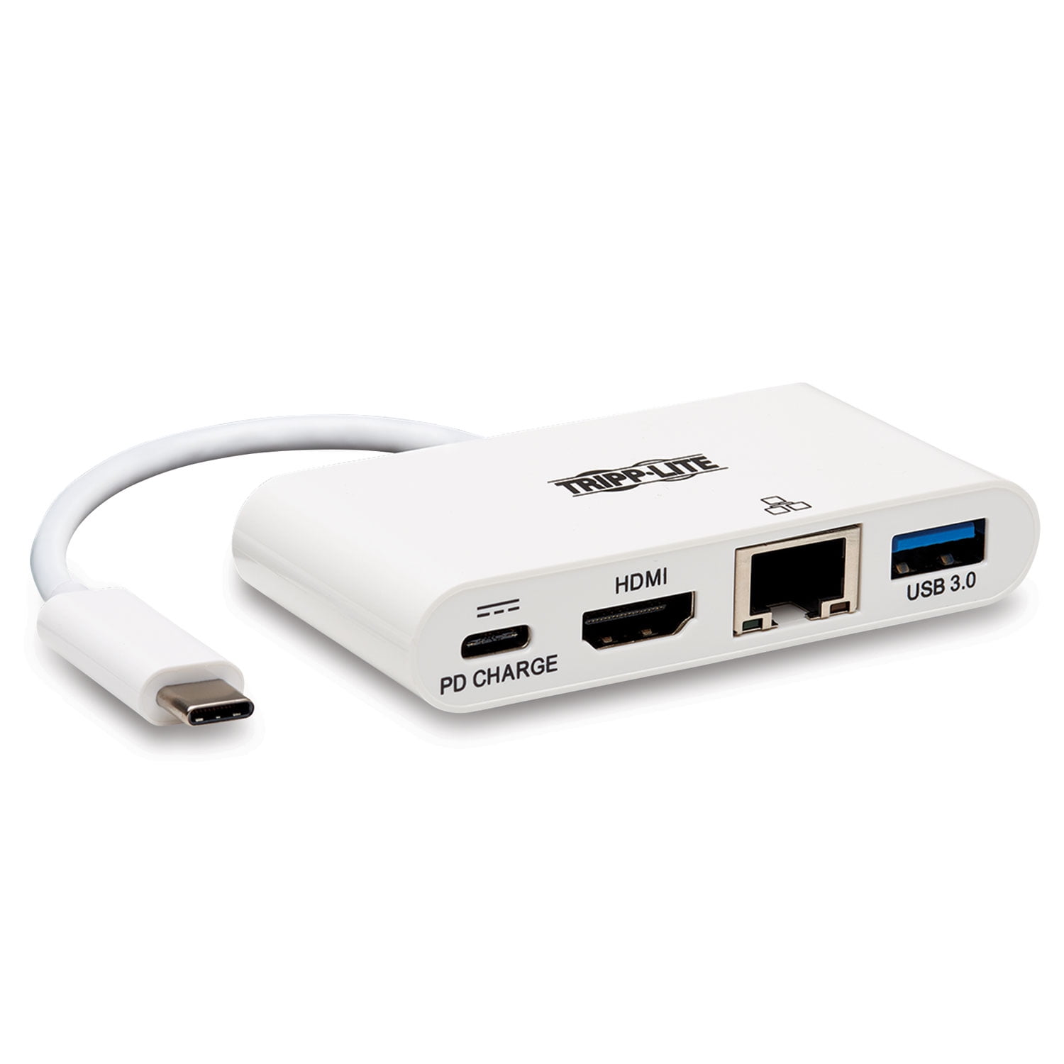 Tripp Lite USB 3.1 Gen 1 USB-C to HDMI External Video Adapter with USB-A Hub