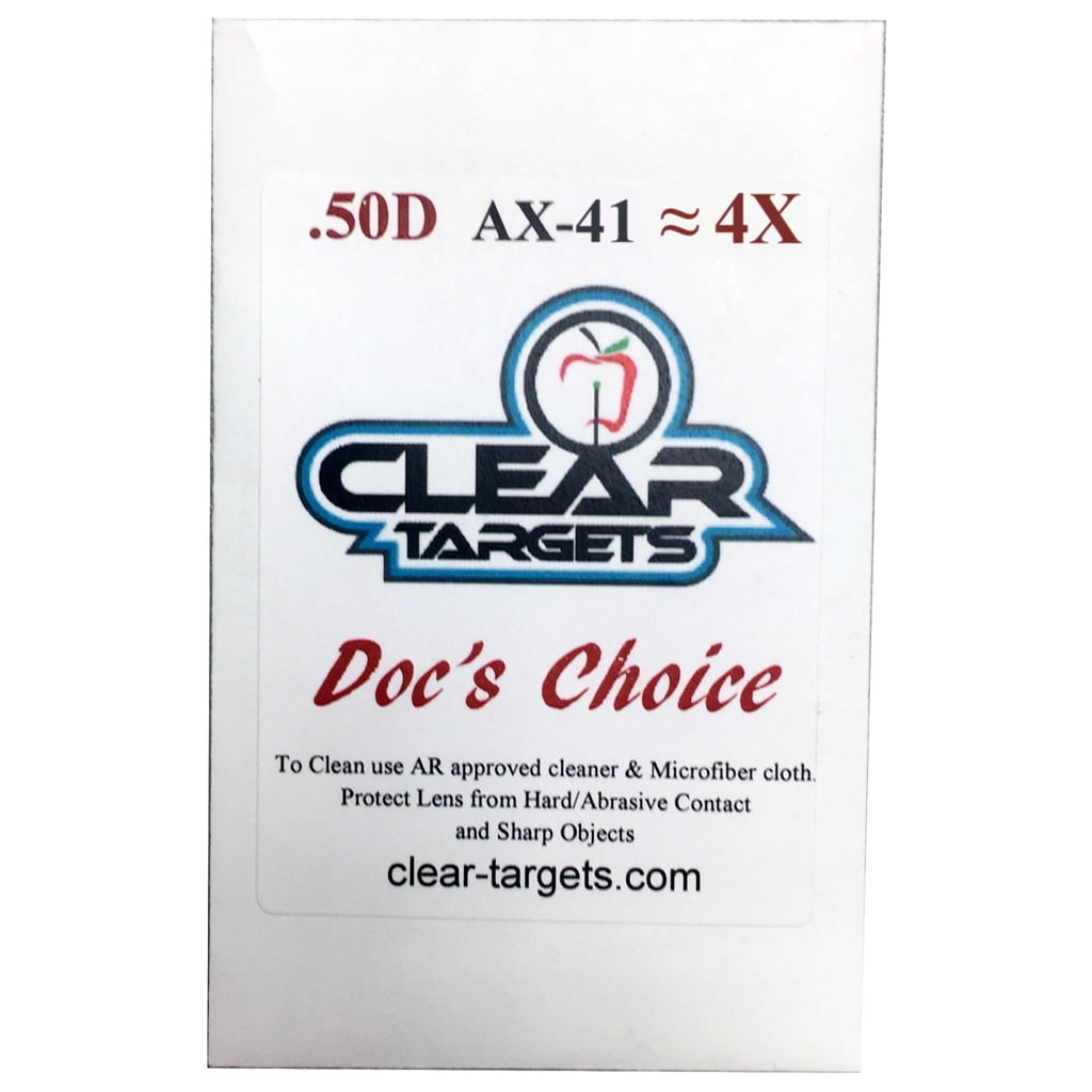 Tru Ball Axcel Clear Target Doc's Choice Lens - 4 Power/6 Power