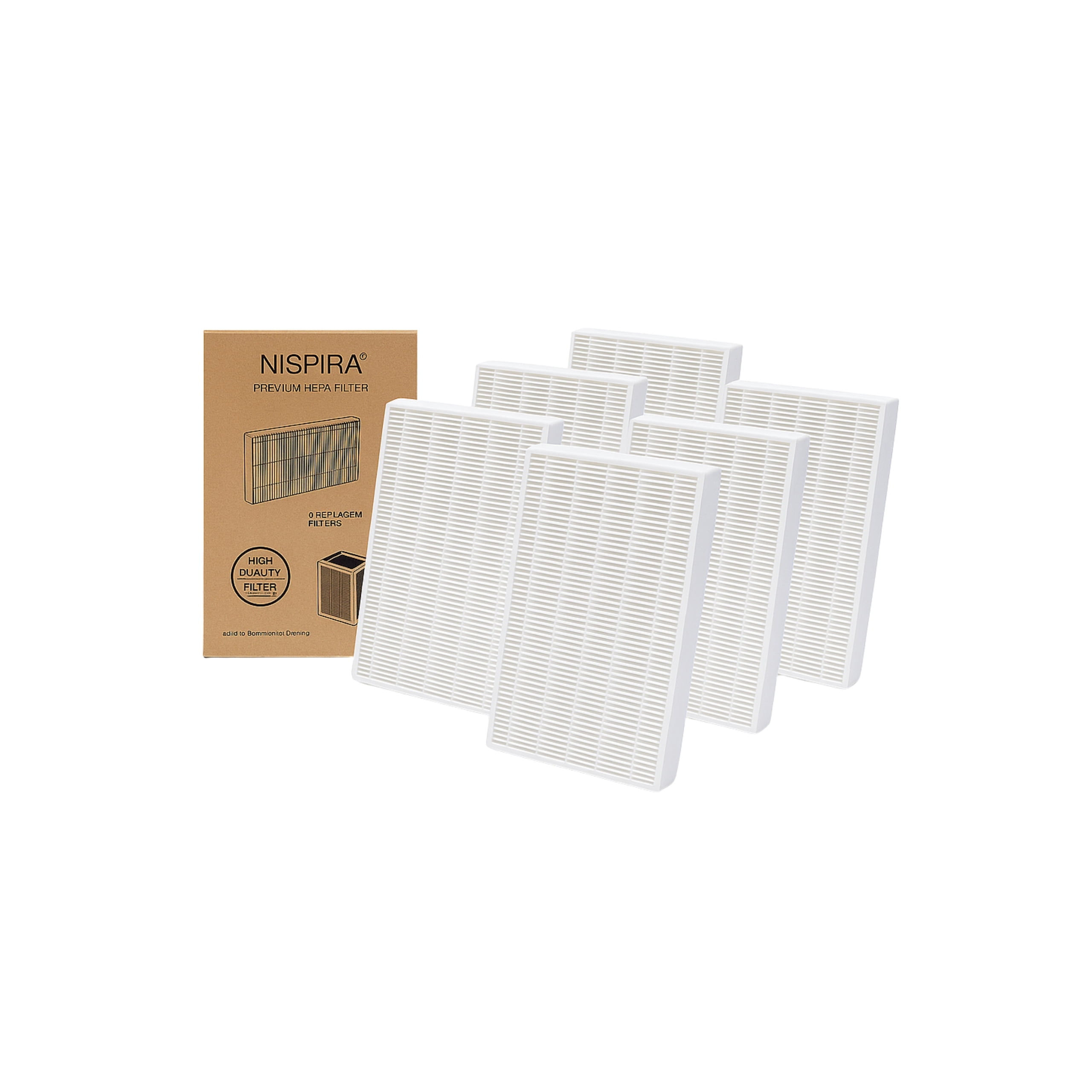 True HEPA Filter Replacement for Honeywell Air Purifier Models HPA300, HPA100 and HPA200 Compared With R Filter Part HRF-R2 - 6 Packs