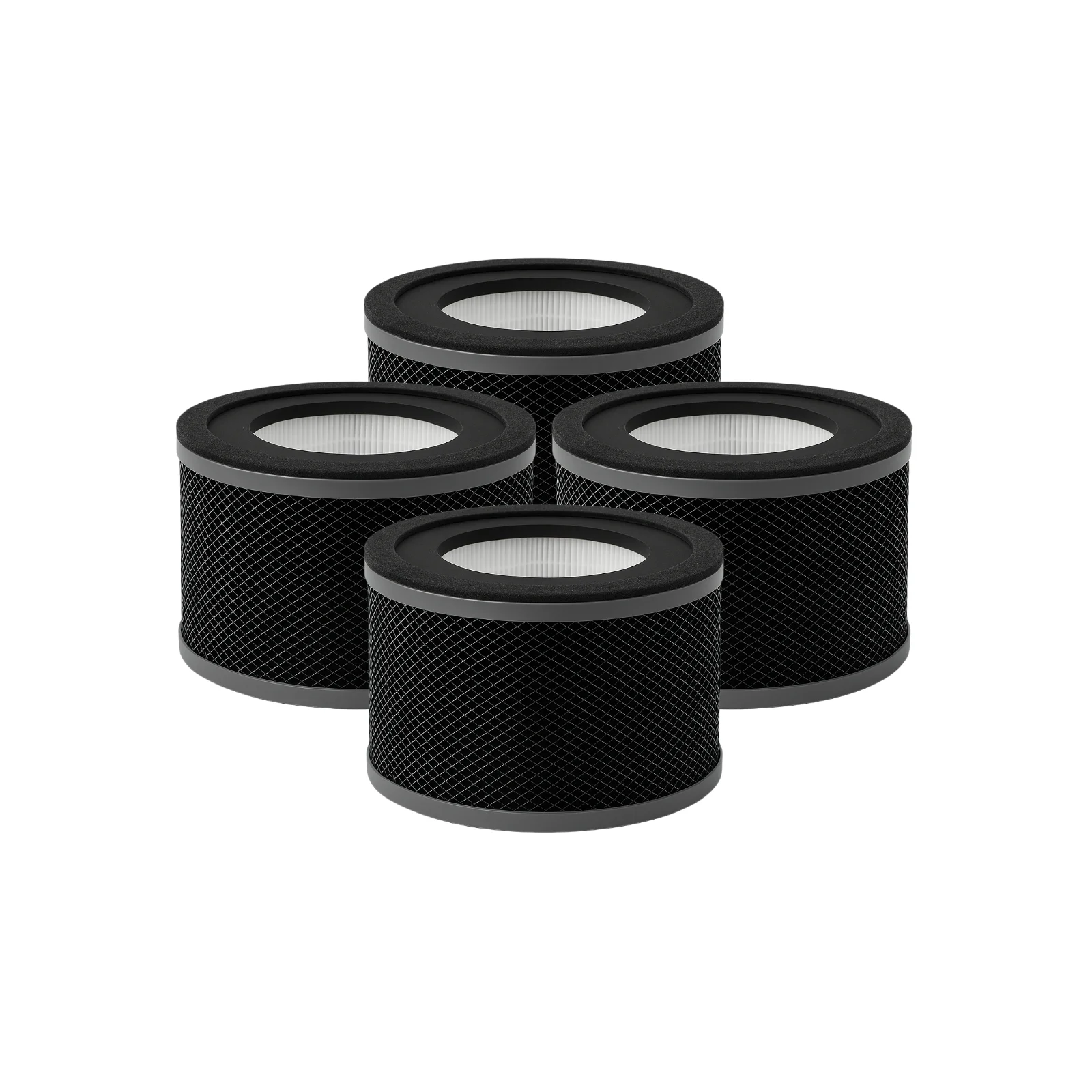 True HEPA Replacement Filter Compatible with TaoTronics TT-AP001 Air Purifier, 4 Filters