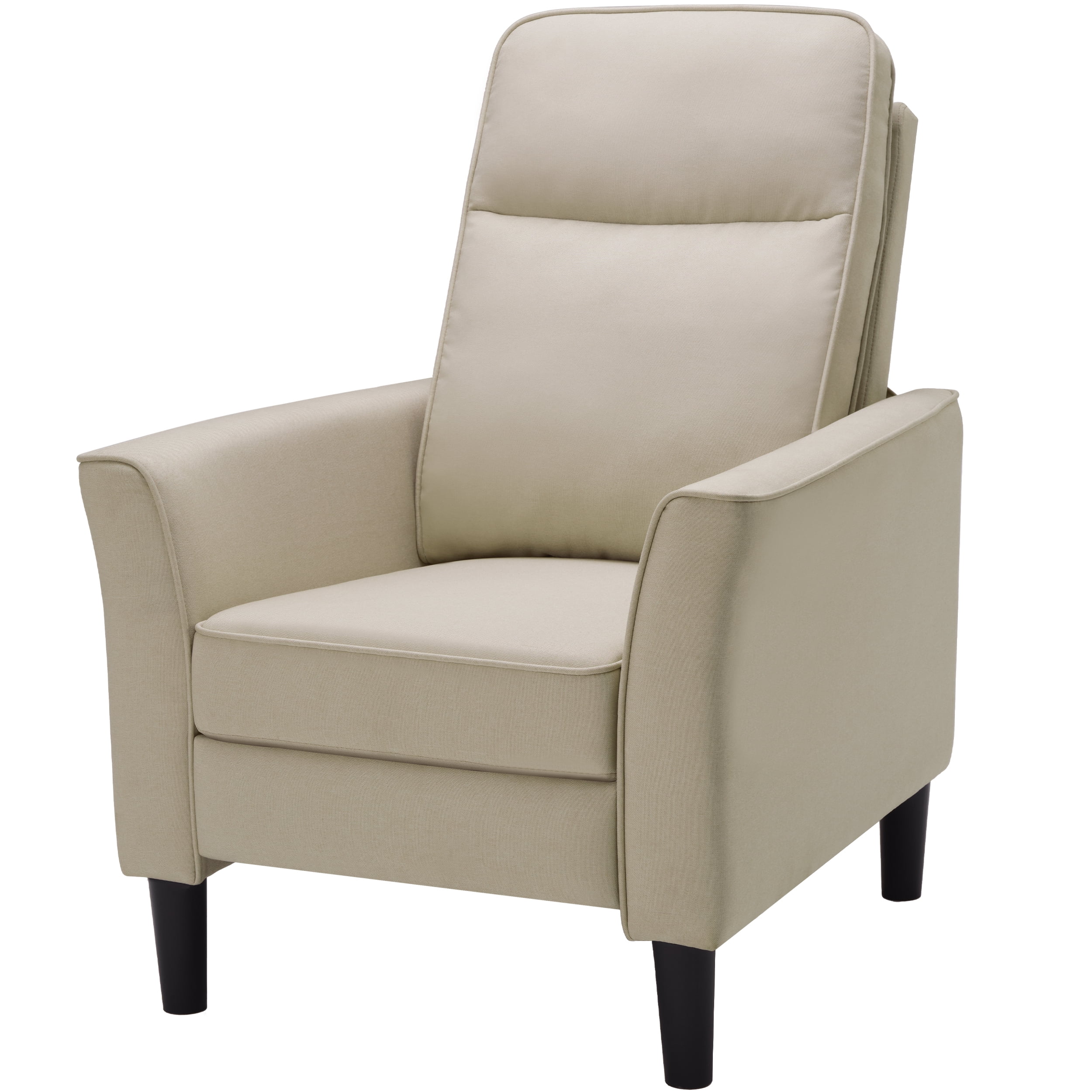 TrumanPick Recliner Chair for Adults Push Back Comfy Sofa Chair Lounge Armchair Home Theater for Living Room Bedroom, Beige