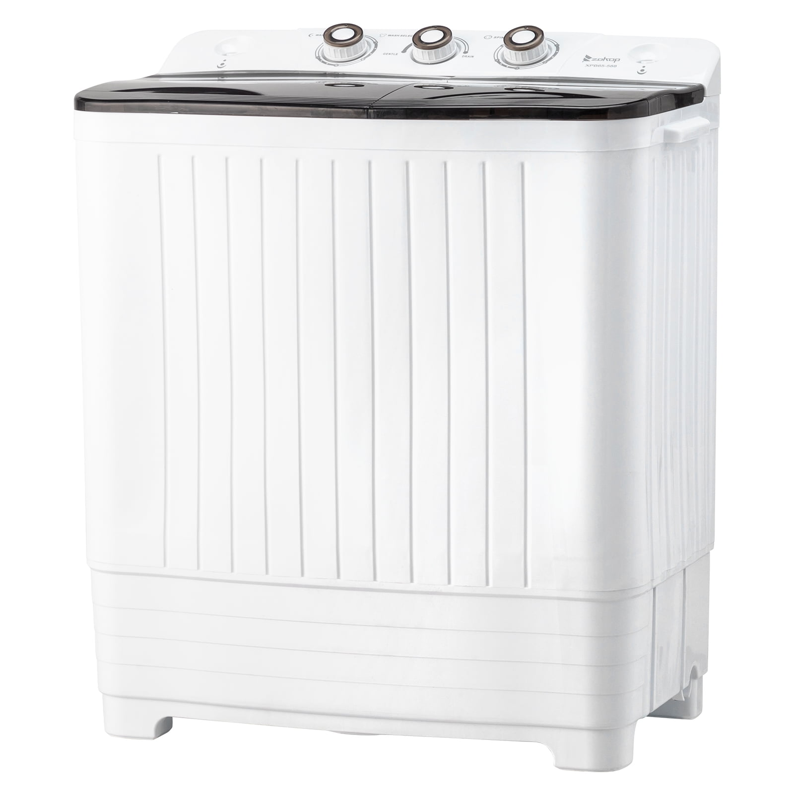 UbesGoo Compact Twin Tub Portable Mini Washing Machine 20lbs Total Washing Machine W/Drain Pump