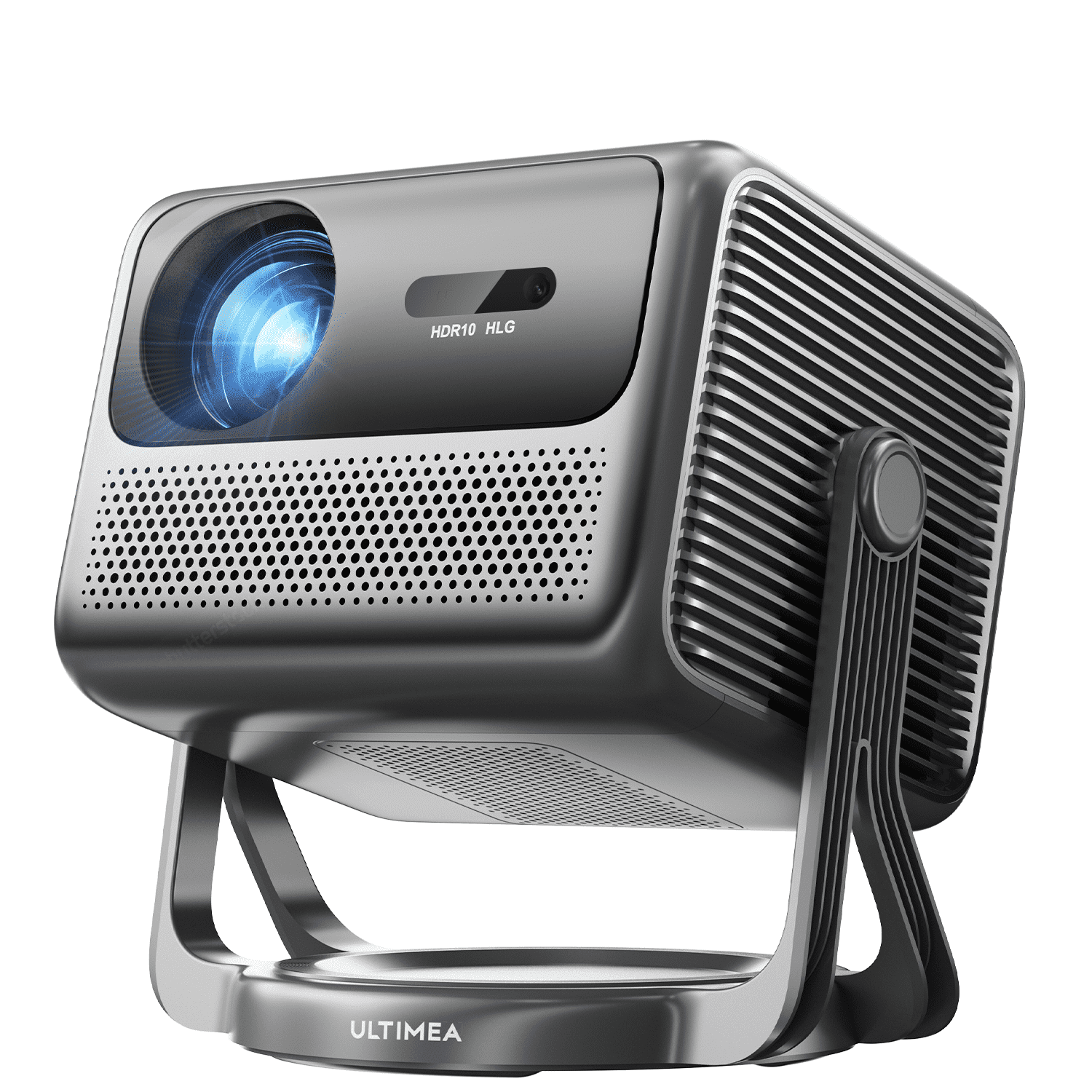 ULTIMEA Projector 4K Decoding Android TV 11.0 with Netflix, Movie Smart Projector with Dolby Audio, 90° Gimbal Stand-Free Design, HDR+HLG, 600 ANSI, 5G Wifi Bluetooth 5.3 Nova C40