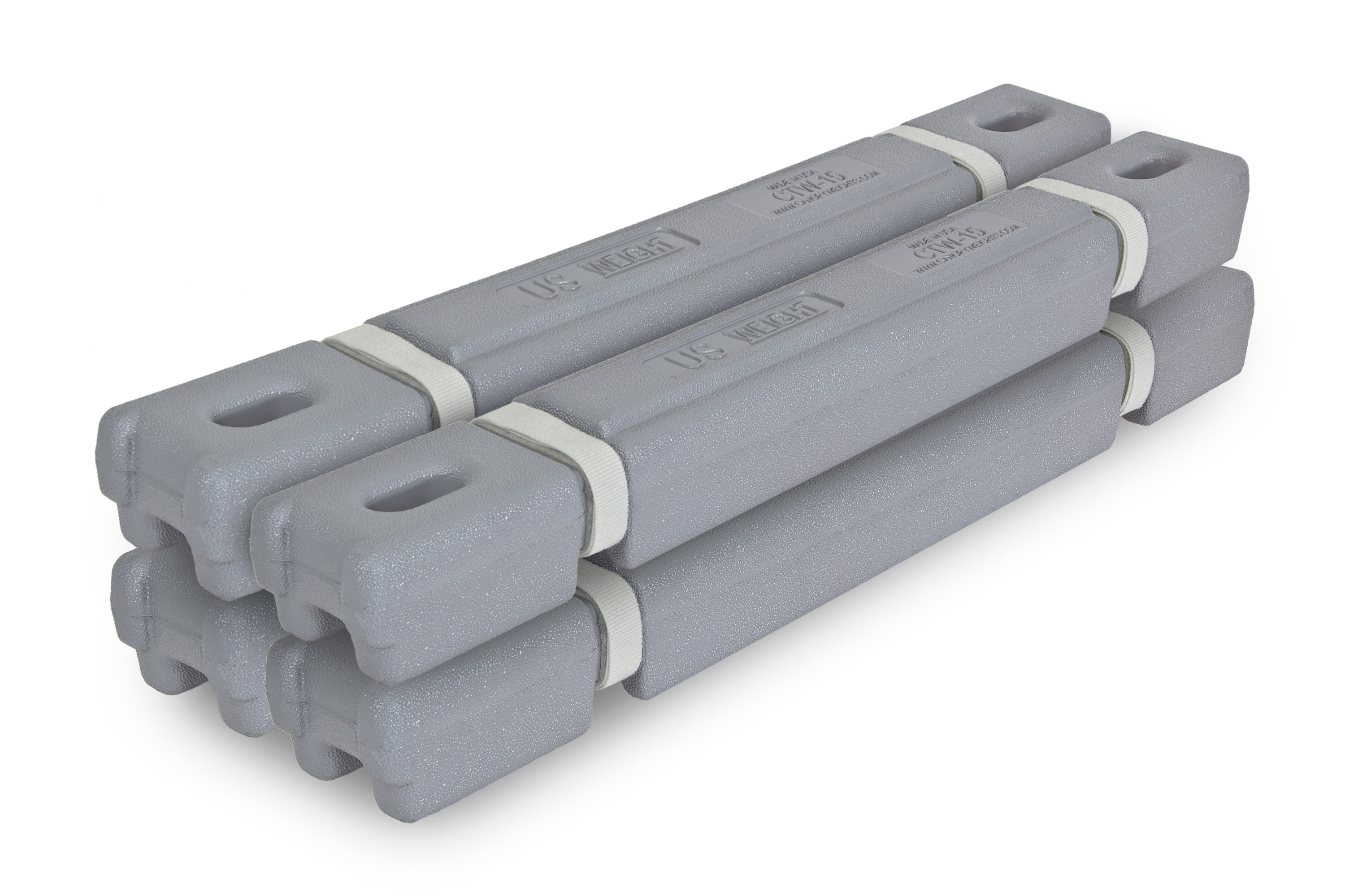 US Weight Four 15-Pound Ingot Canopy Weights Secure Tents and Canopies – 60 Pounds Total