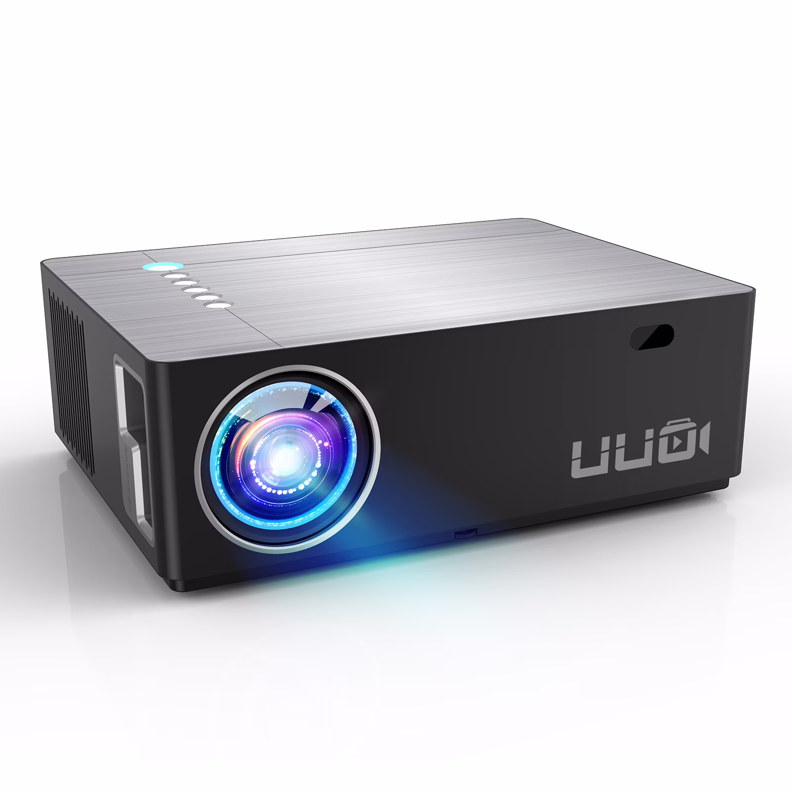 UUO Native 1080P Projector P6 Projector,300'' Large Screen and 40000 Hours Lamp Life, Compatible with TV Stick, PS4, HDMI, VGA