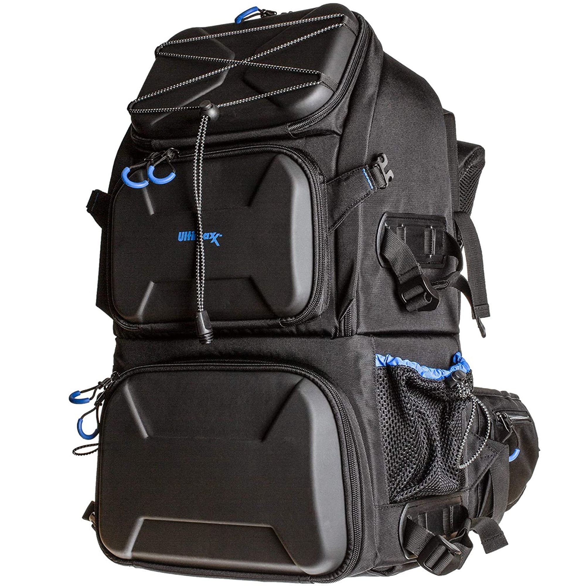 Ultimaxx Heavy Duty Professional Deluxe Camera Backpack with 3 Hard Shell Armored Front Panels, Rain Cover & So Much More