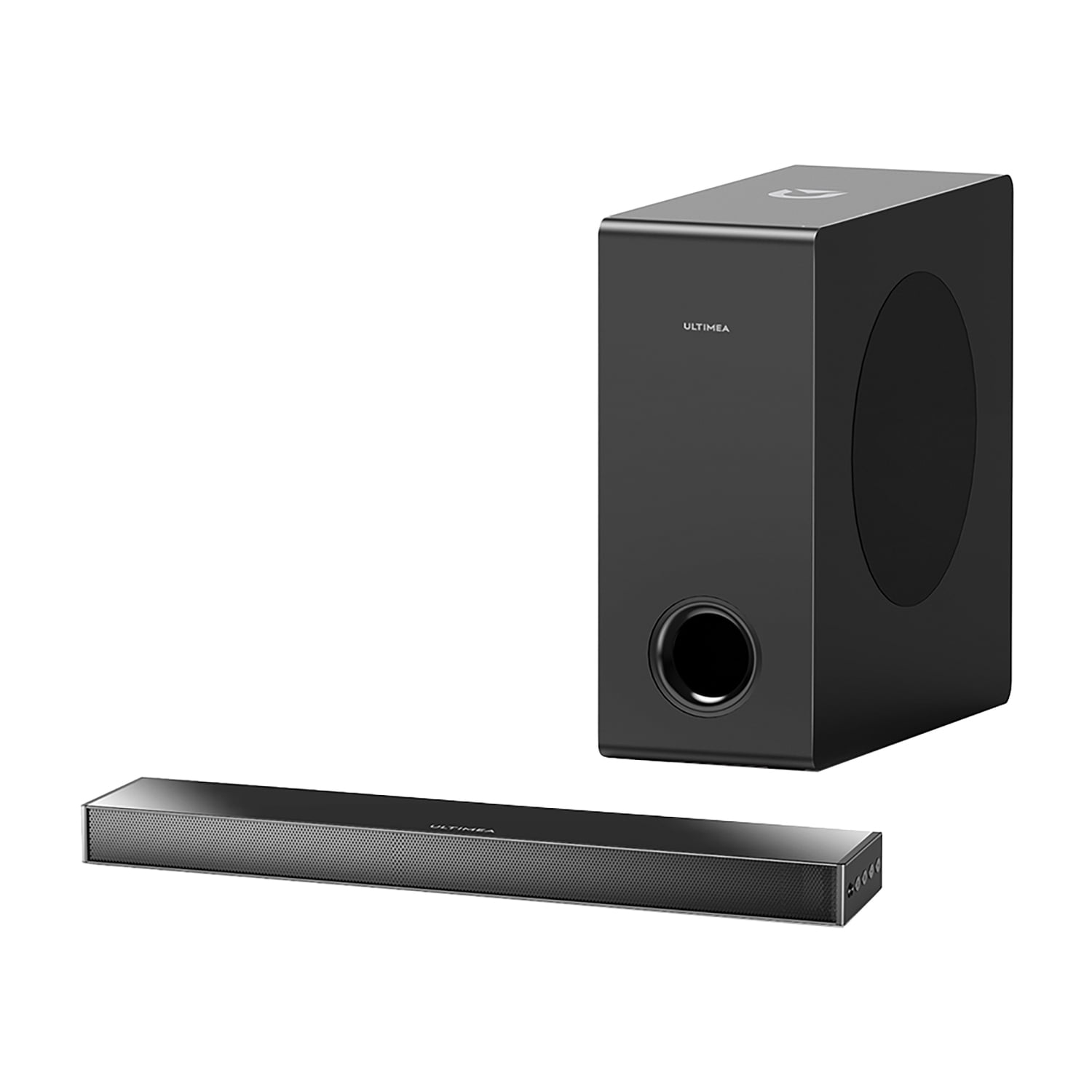 Ultimea Nova S40 2.1-Channel 15.7-In. Sound Bar with Subwoofer, Black, U2100