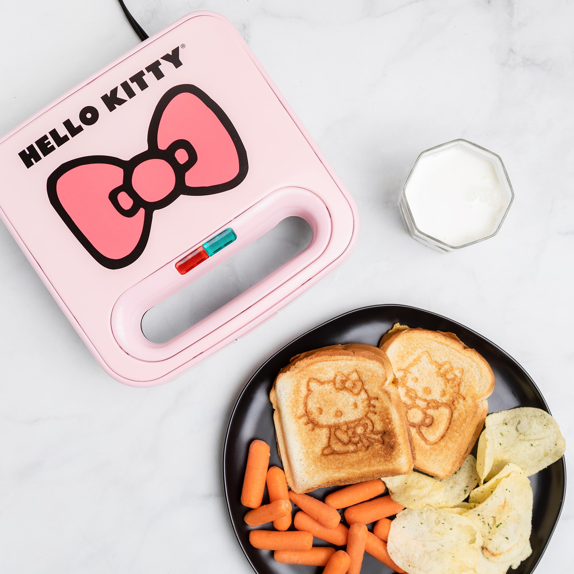 Uncanny Brands Hello Kitty Pink Grilled Cheese Maker