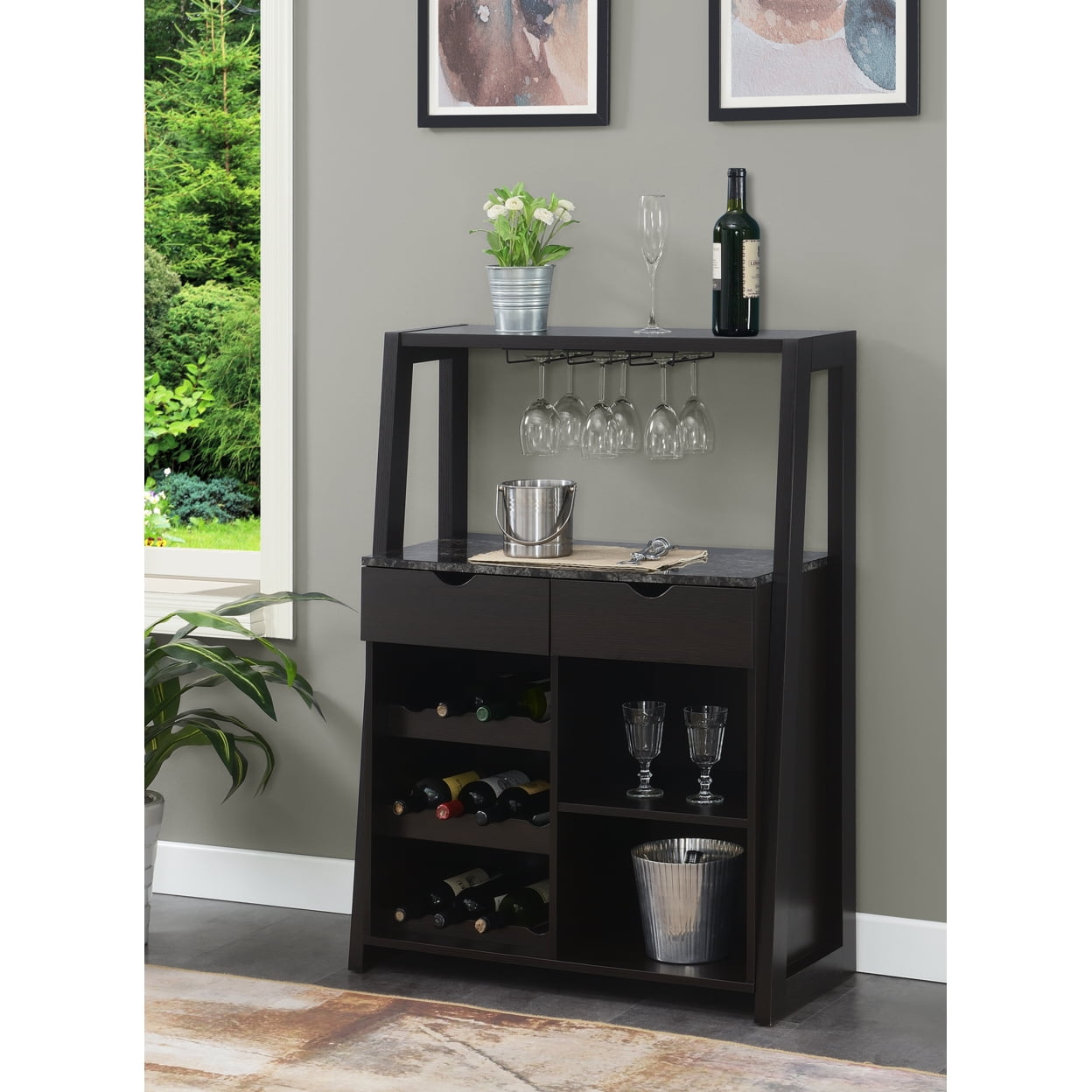 Uptown Wine Bar with Cabinet
