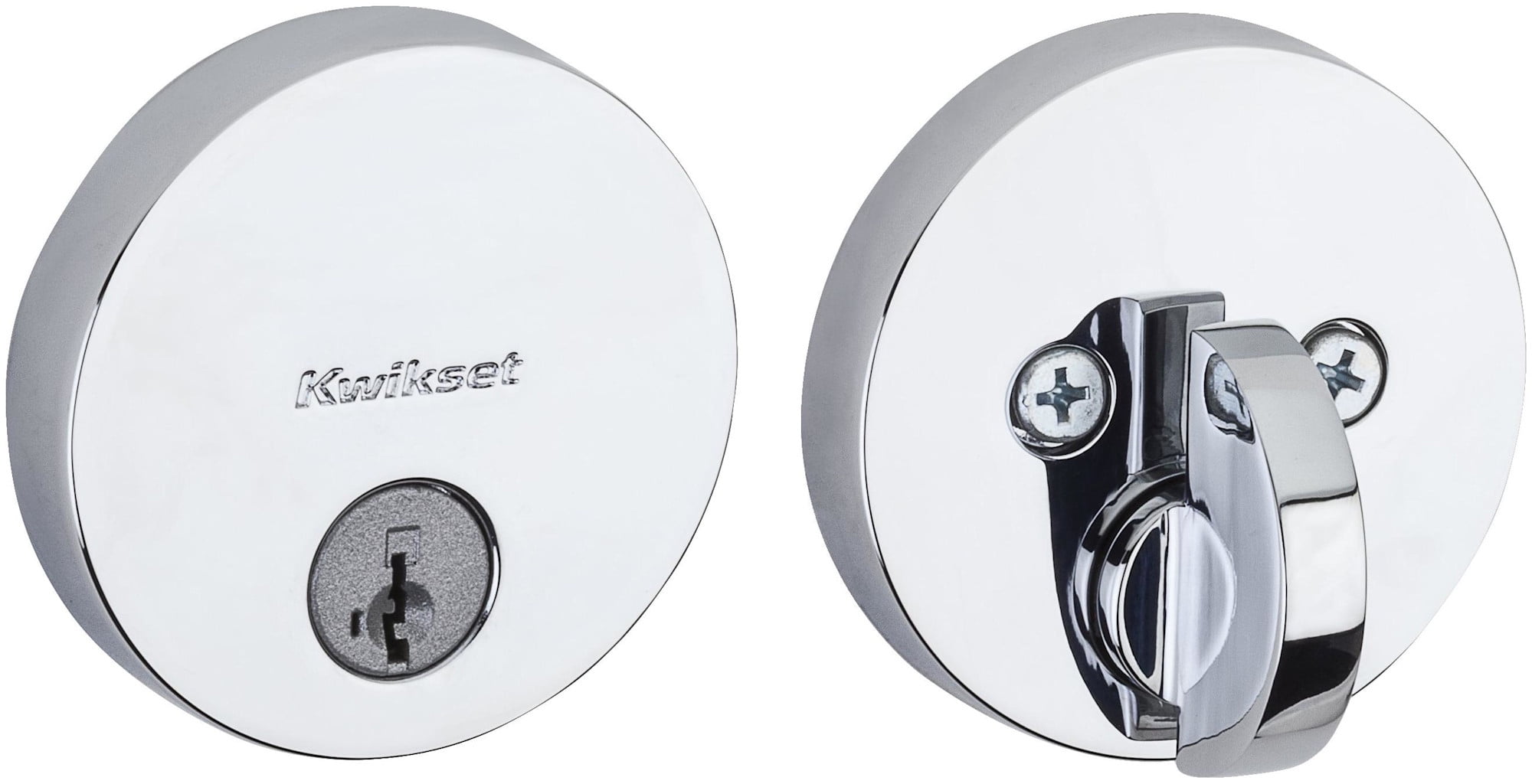 Uptown Single Cylinder Round Deadbolt - 258 Series with Smartkey - Boxpack