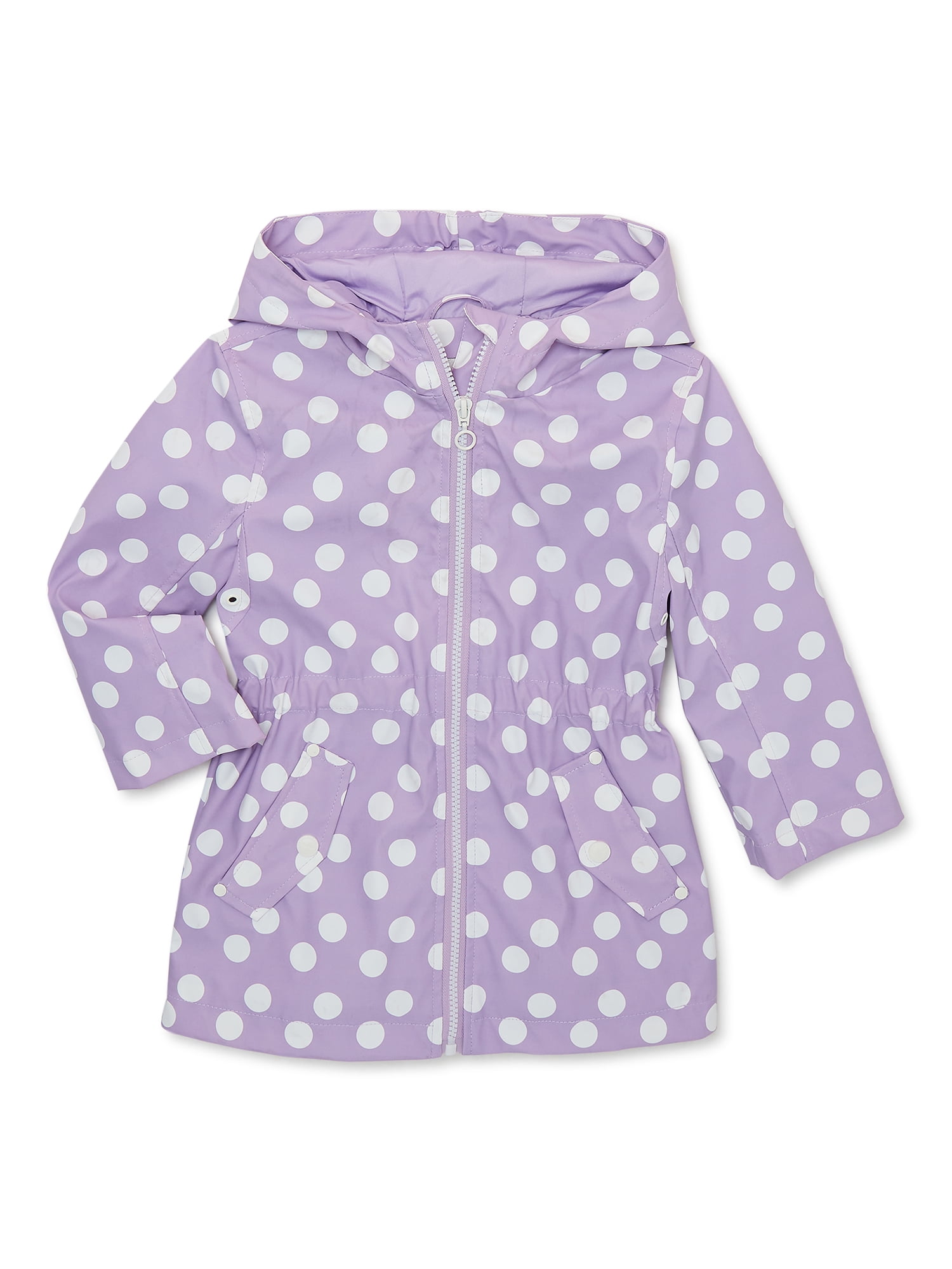 Urban Republic Toddler Girl Vinyl Raincoat Anorak, Sizes 12M-4T