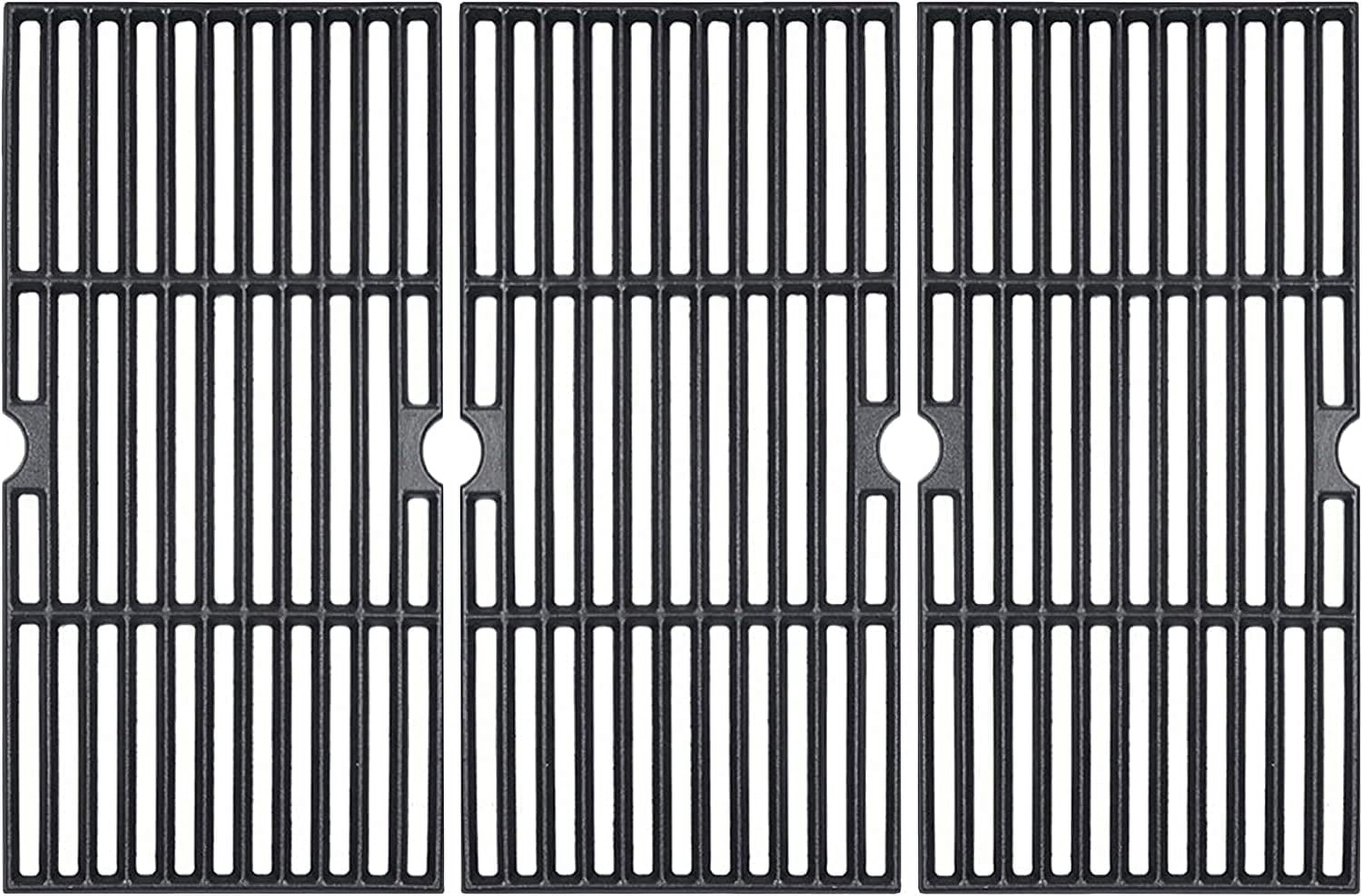 Uscover 3 Pack 16 7/8" Grill Grates Replacement Parts for Charbroil 463420508, 463420511, 463436213,463440109, Cast Iron Grill Cooking Grates for charbroil，Master Chef, Thermos and Backyard