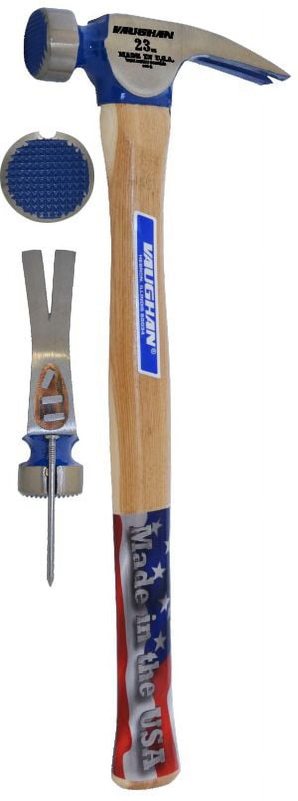 Vaughan 23 oz Milled Face California Framing Hammer