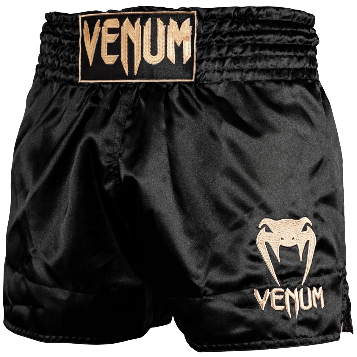 Venum Classic Muay Thai Shorts - Medium - Black/Gold