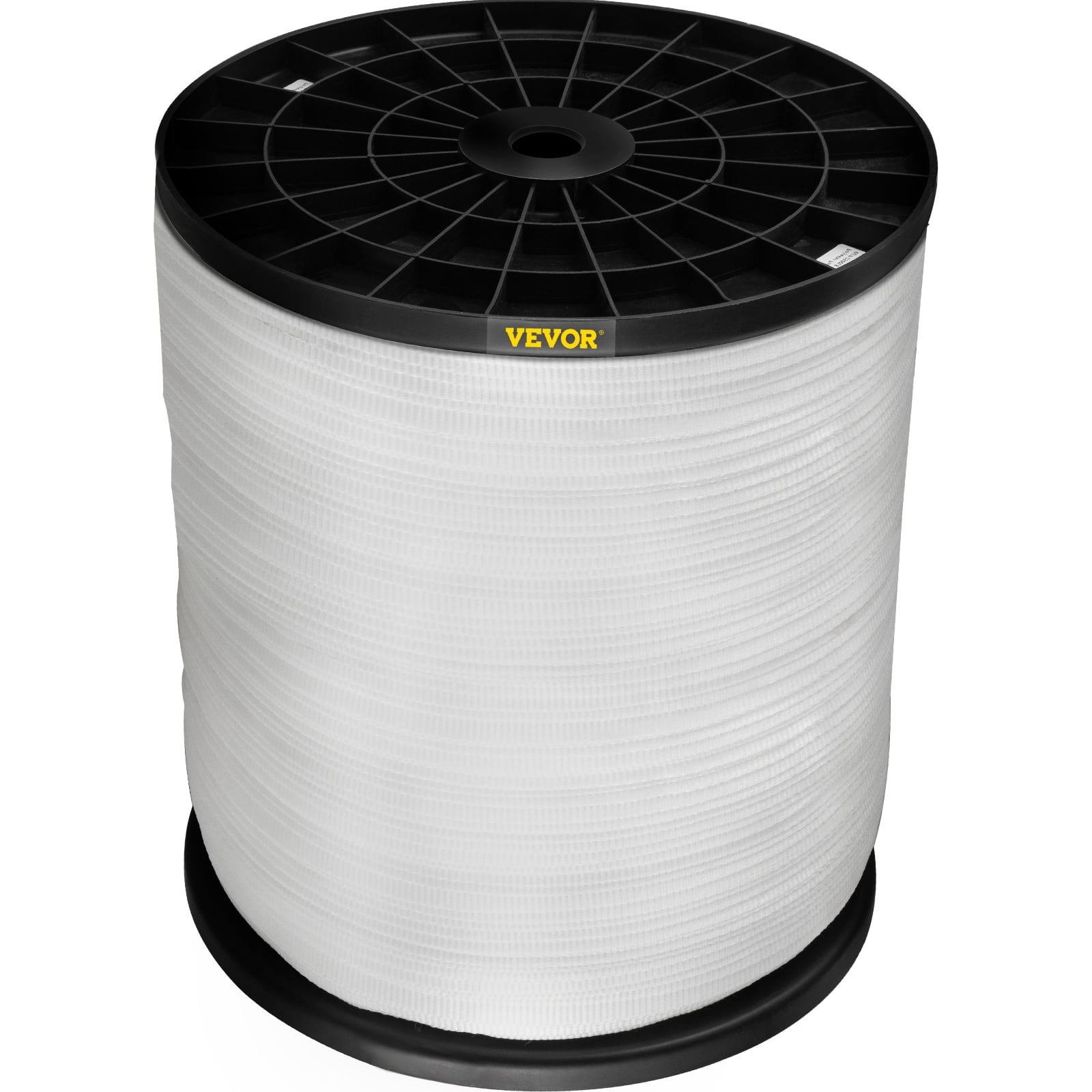 VEVOR 1800 lbs Polyester Pull Tape, 1000' x 5/8" Professional Flat Rope 1053' x 5/8" Extended Reel, Polyester Webbing Suitable for Packaging in Crafting, Gardening and Commercial Electrical