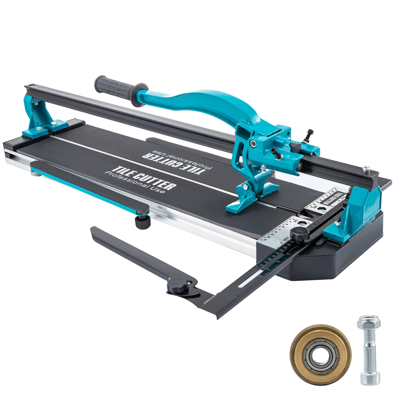 VEVOR 24 inch Tile Cutter Single Rail Double Brackets Manual Tile Cutter 3/5 inch Cap w/Precise Laser Manual Tile Cutter Tools for Precision Cutting