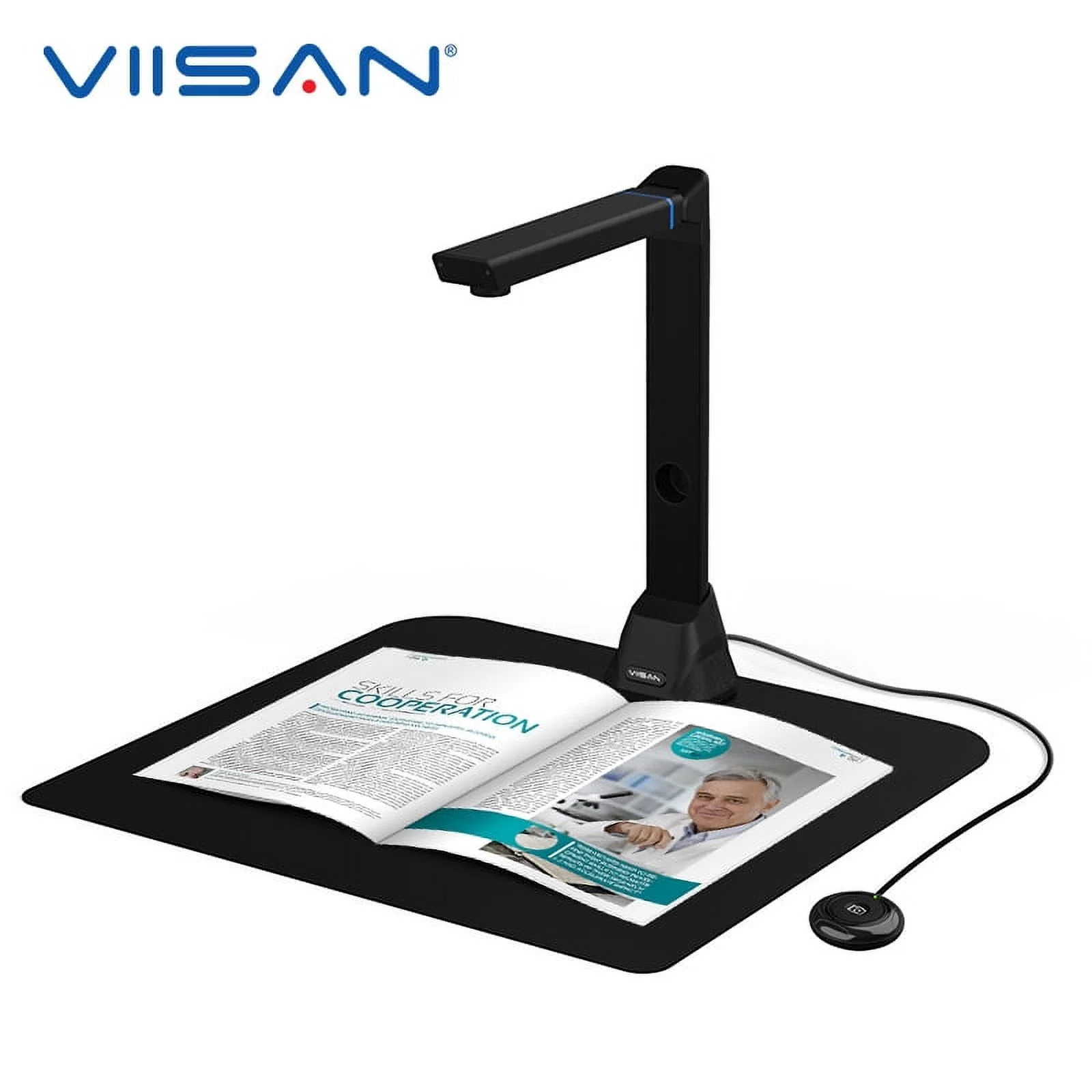 VIISAN VK16 Book Document Camera Scanner 16MP A3 Size Multi-Language
