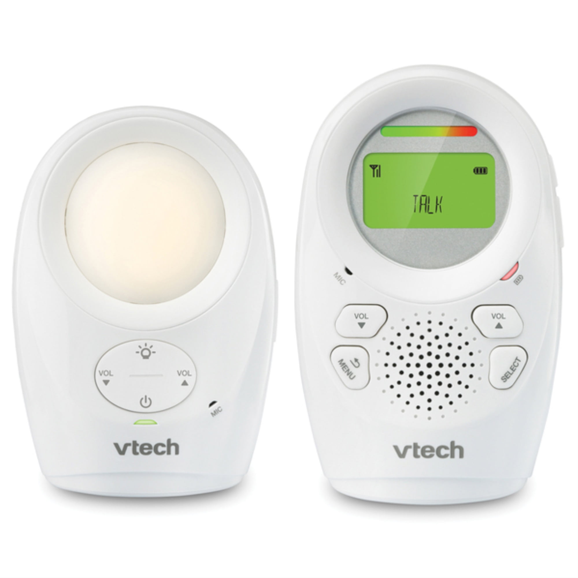 VTech DM1211 DECT 6.0 Audio Baby Monitor With 2-Way Talk-Back Intercom