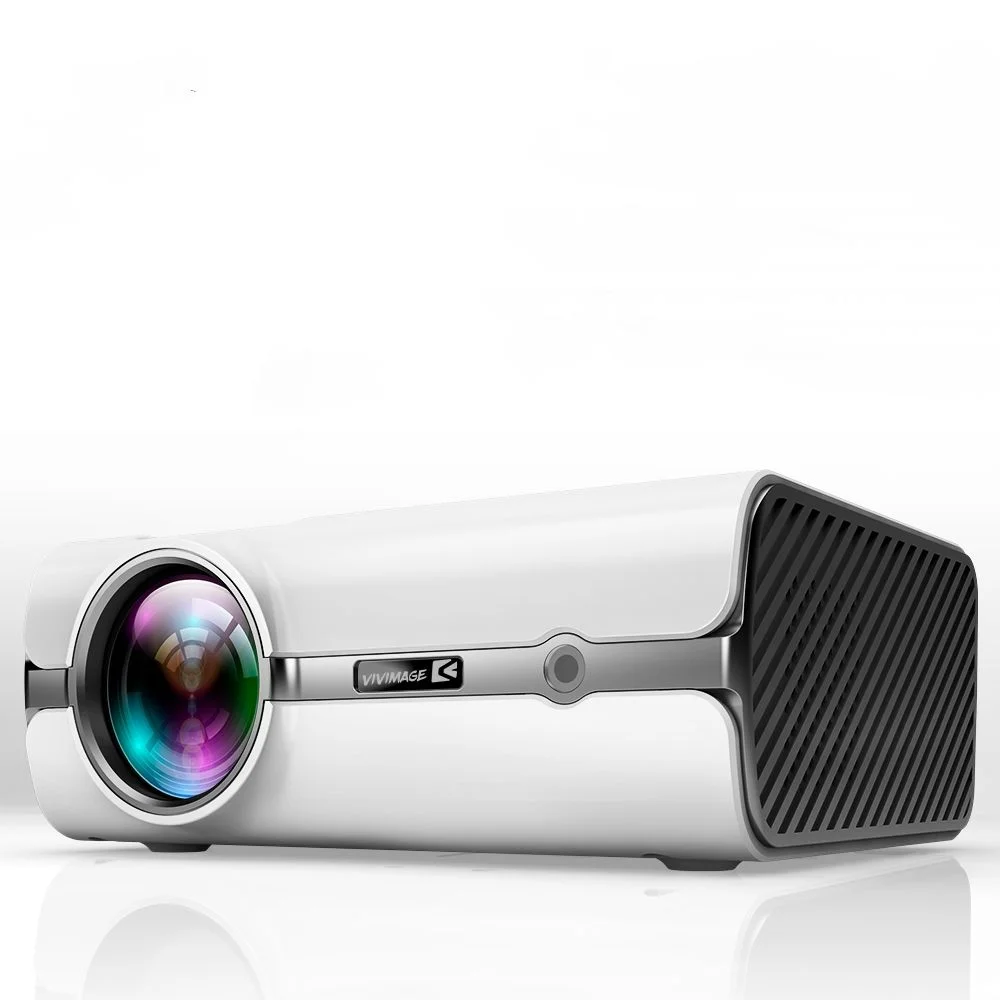 Vivimage C460 Mini Movie Projector, HD Video Projector 1080p Supported, Portable Home LCD Projector