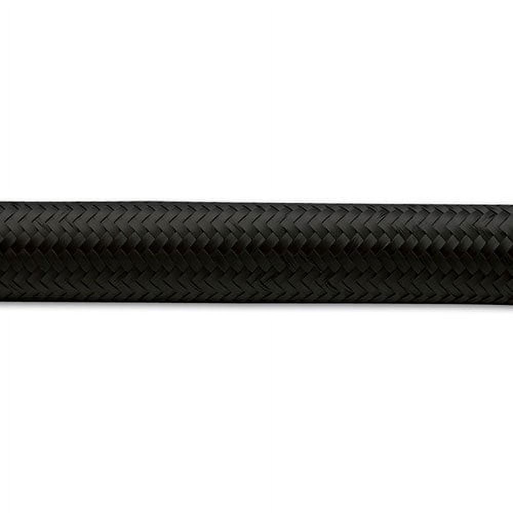 Vibrant Performance 11978 VIB11978 20FT ROLL OF BLACK NYLON BRAIDED FLEX HOSE; AN SIZE: -8; HOSE ID: 0.44IN;