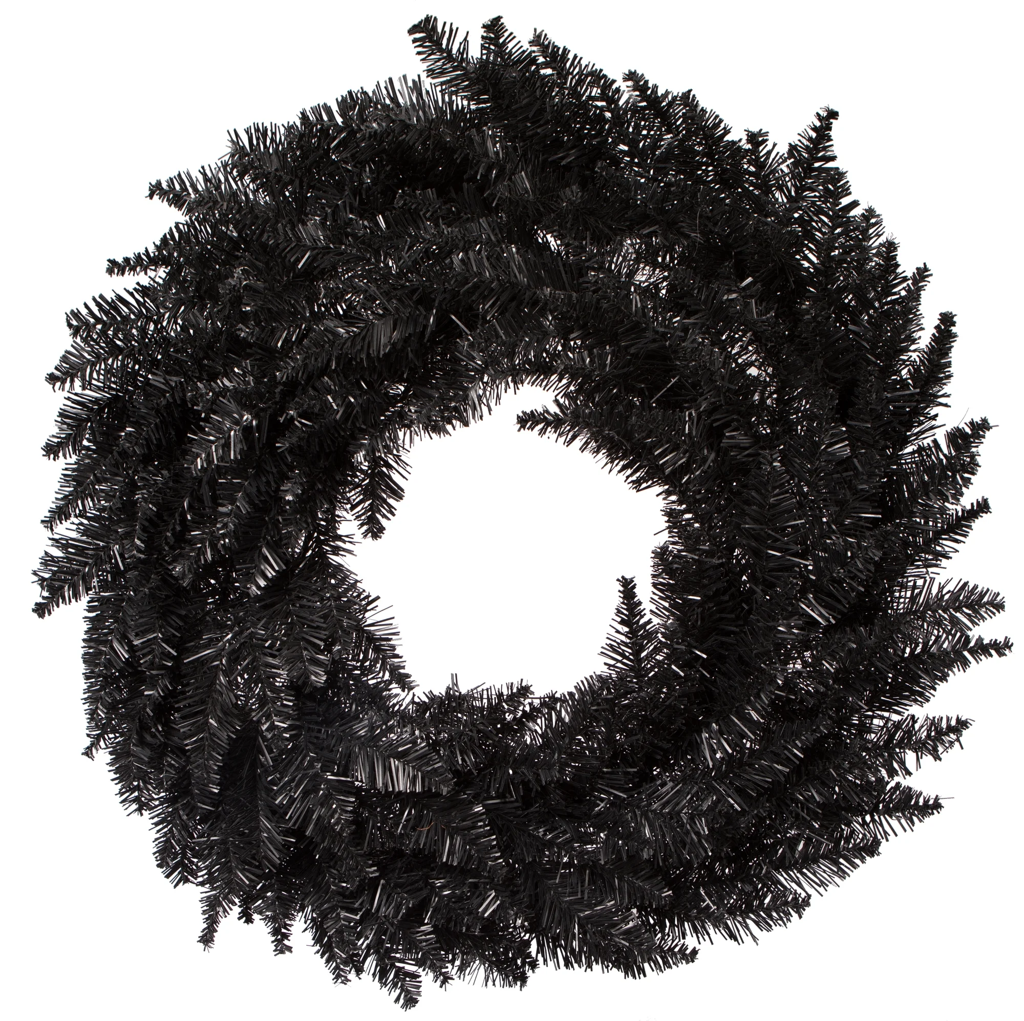 Vickerman 30" Black Fir Artificial Christmas Wreath, Unlit