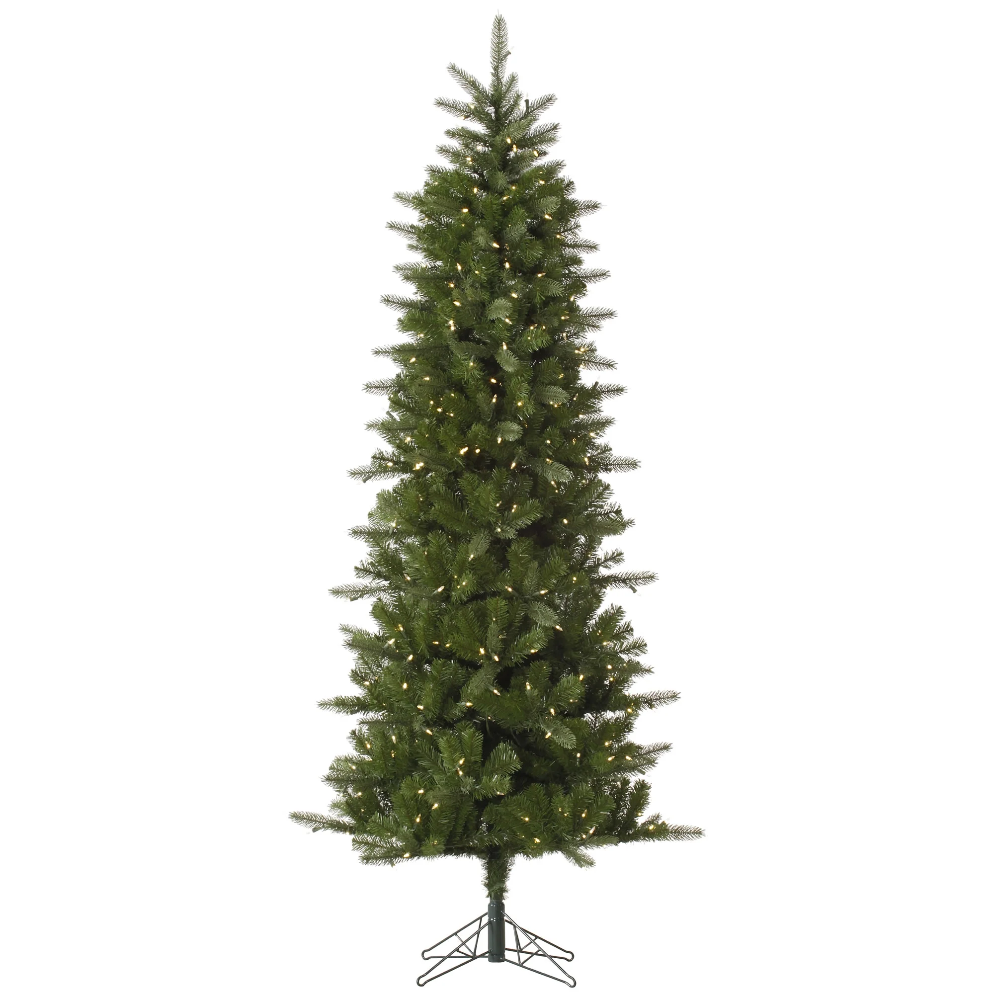 Vickerman 4.5' Carolina Pencil Spruce Artificial Christmas Tree, Warm White Dura-Lit® LED Lights