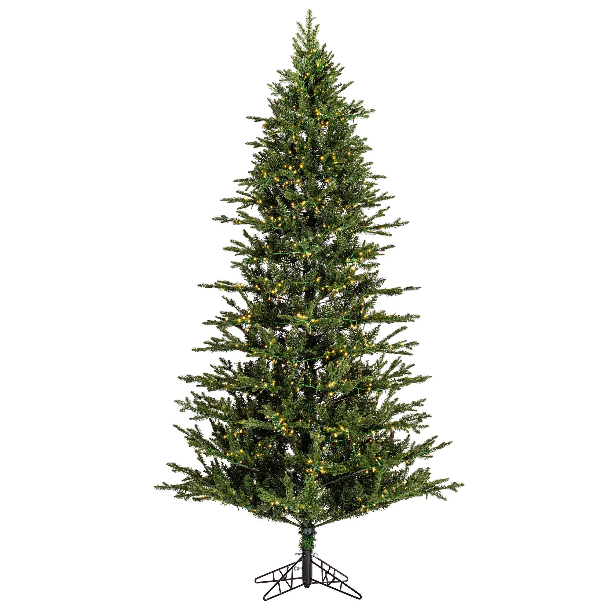 Vickerman 5.5' x 38" Kamas Fraser Fir Tree, Warm White Low Voltage 3MM LED Lights.
