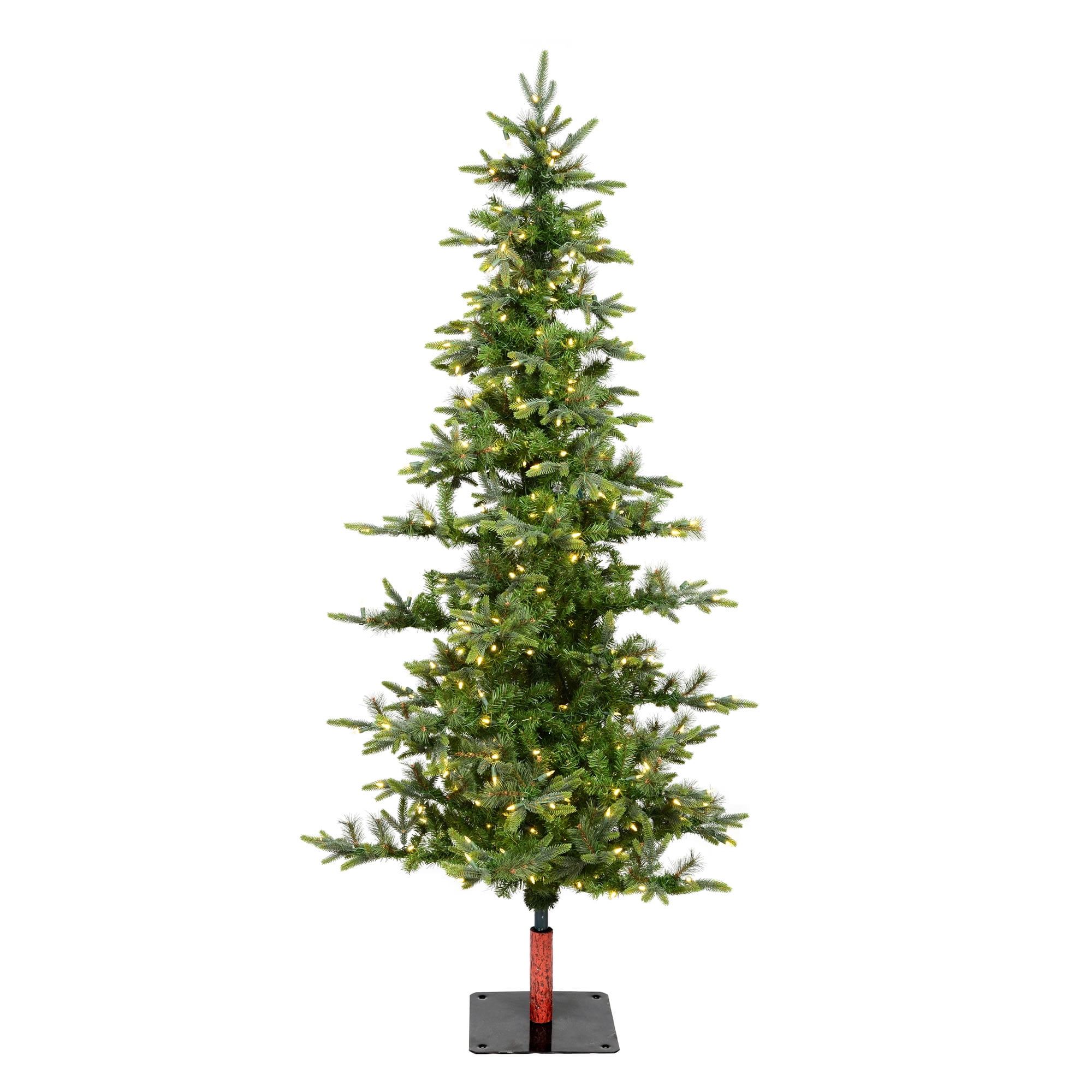 Vickerman 8' Shawnee Fir Artificial Christmas Tree, Warm White LED Dura-lit Lights
