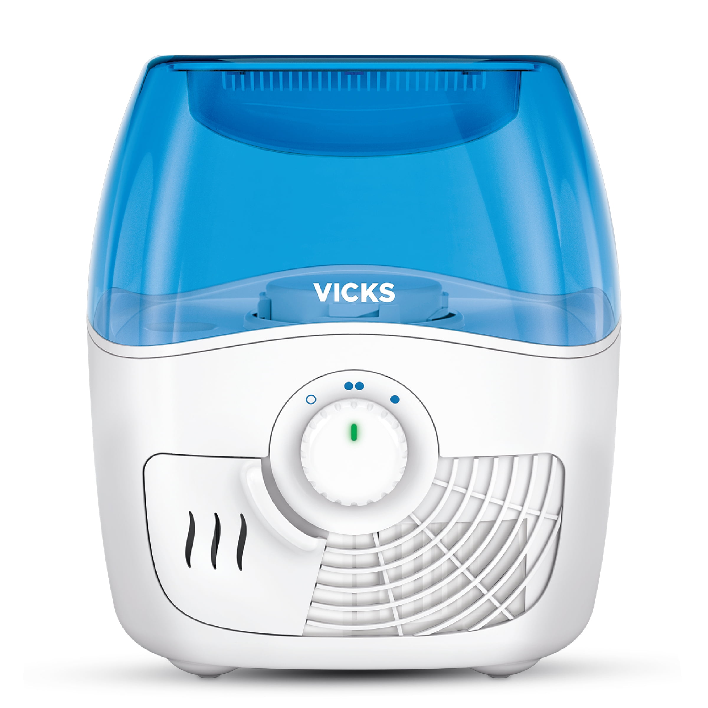 Vicks 1.1 Gallon Filtered Cool Moisture Humidifier, VEV400, White/Blue