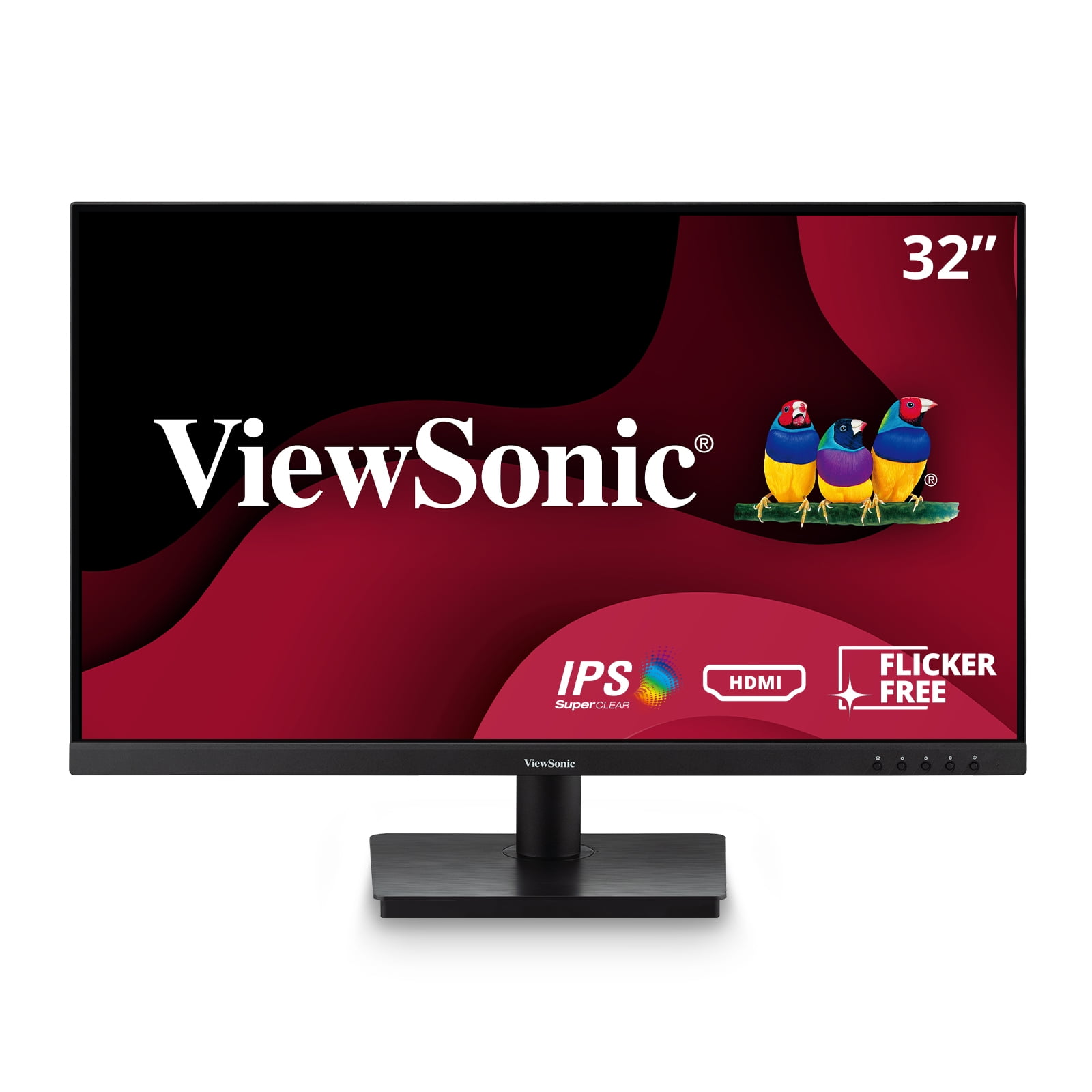 ViewSonic VA3209M 32 Inch IPS Full HD 1080p Monitor with Thin Bezels, 75Hz, Eye Care, HDMI, VGA (Pre-Owned)