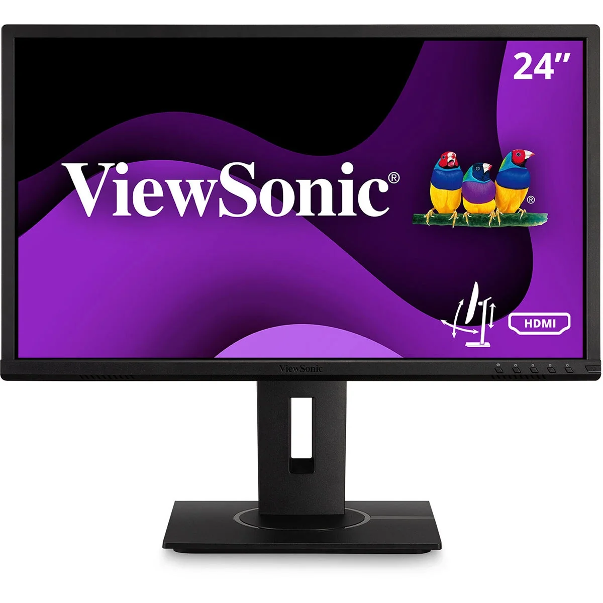 ViewSonic VG2440 24 Inch IPS 1080p Ergonomic Monitor with HDMI DisplayPort VGA USB Inputs