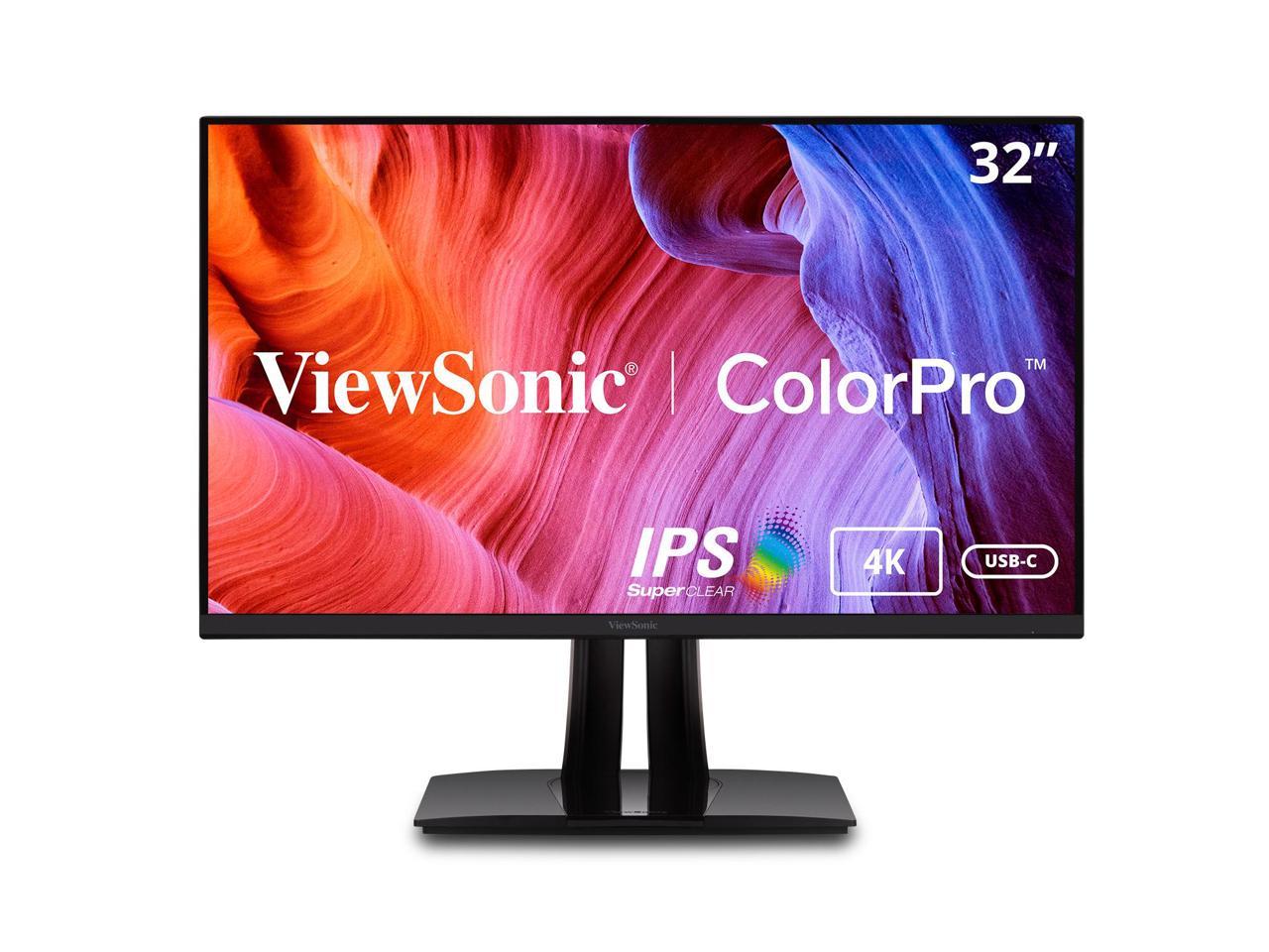 ViewSonic VP3256-4K 32" 16:9 4K Ultra HD USB-C IPS LED HDR Monitor