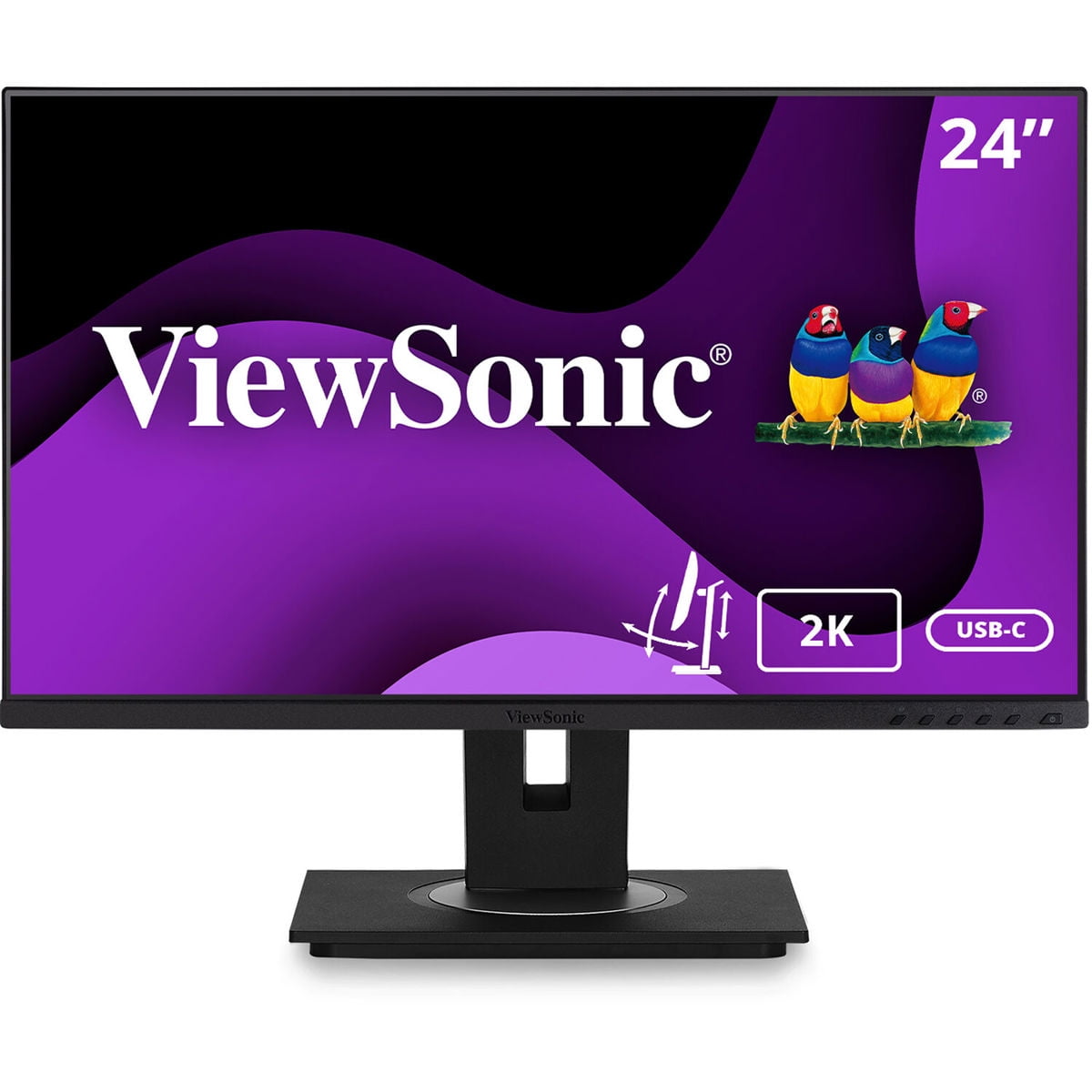 ViewSonic VG2455 24" 16:9 Full HD USB-C IPS LED Monitor