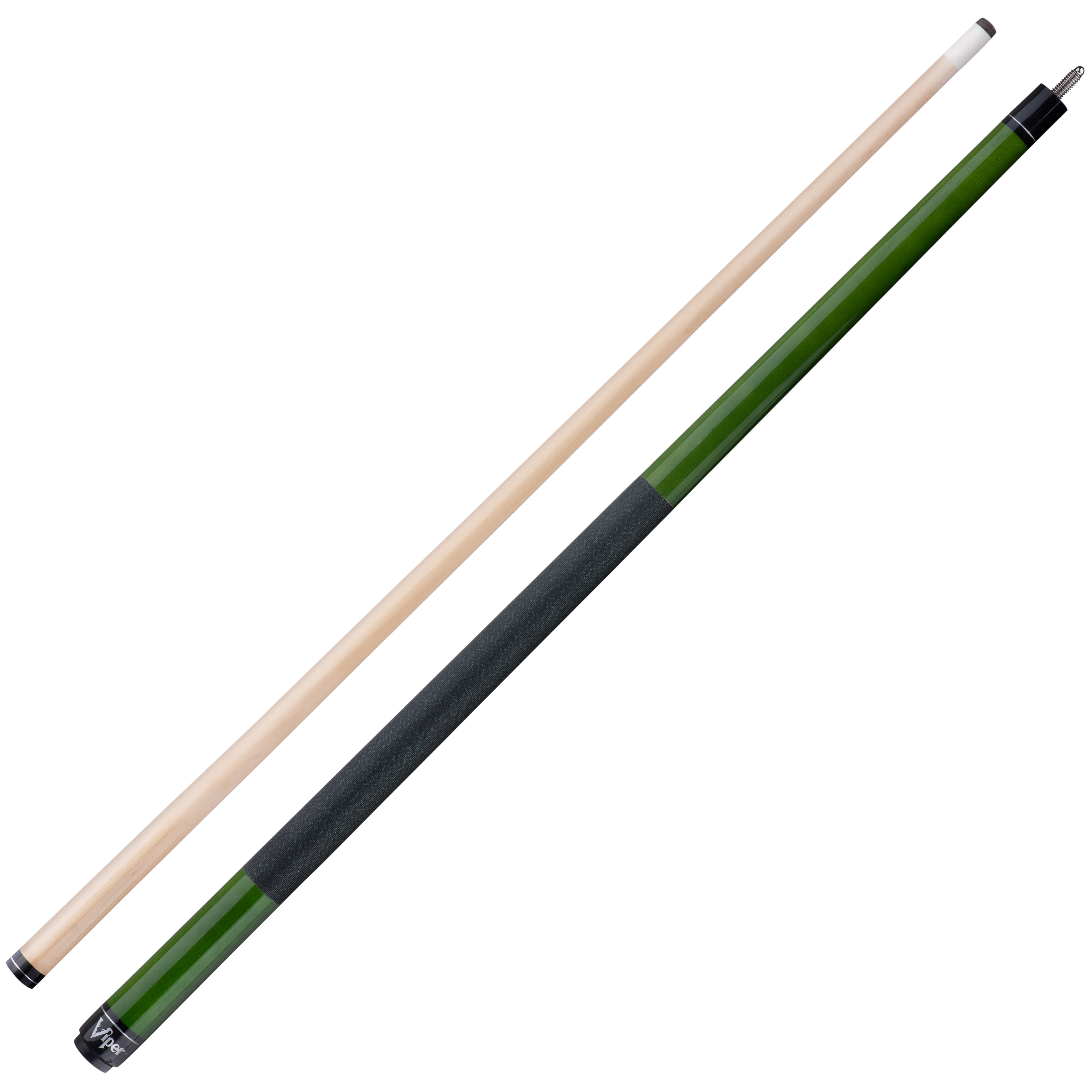 Viper Elite Series 58" Billiard/Pool Cue, 2 Piece, Green, 18 Ounce