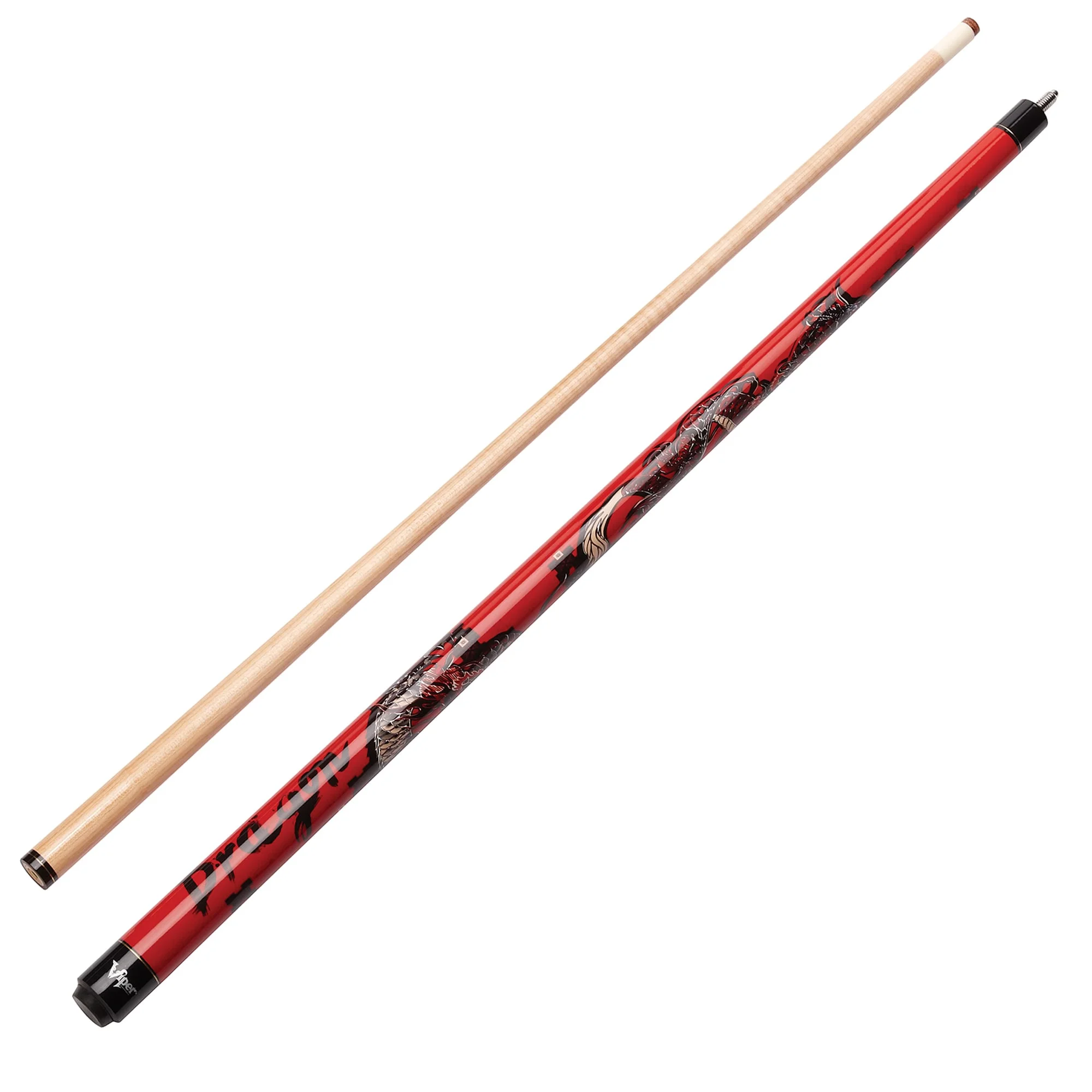 Viper Underground Dragon 58" Billiard/Pool Cue, 2 Piece, 21 Ounce