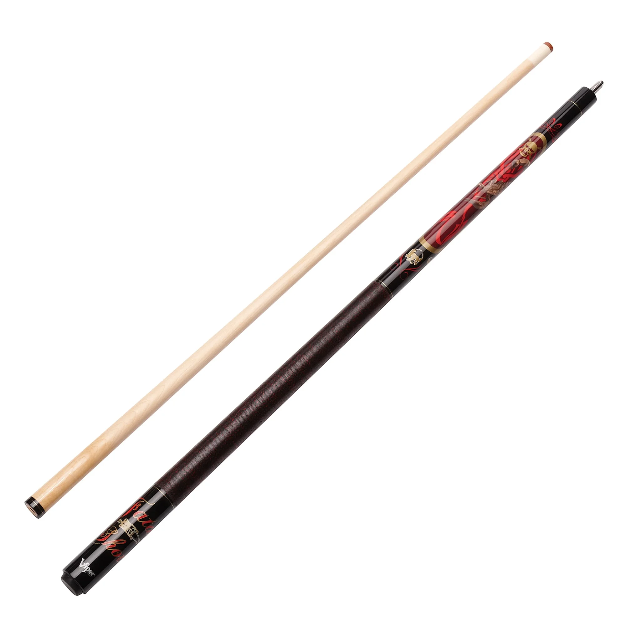 Viper Underground Fatal Shot 58" Billiard/Pool Cue, 2 Piece, 19 Ounce
