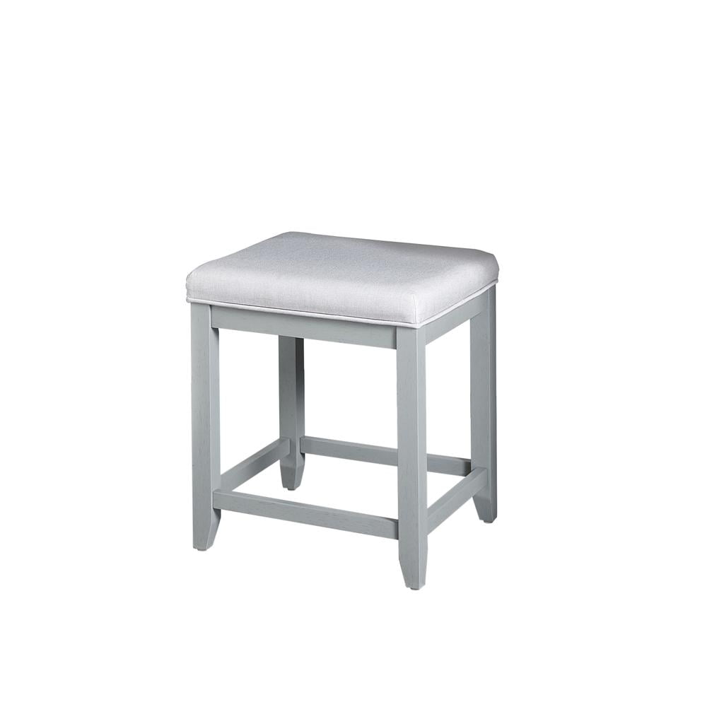 Vista Vanity Stool Gray/Shale