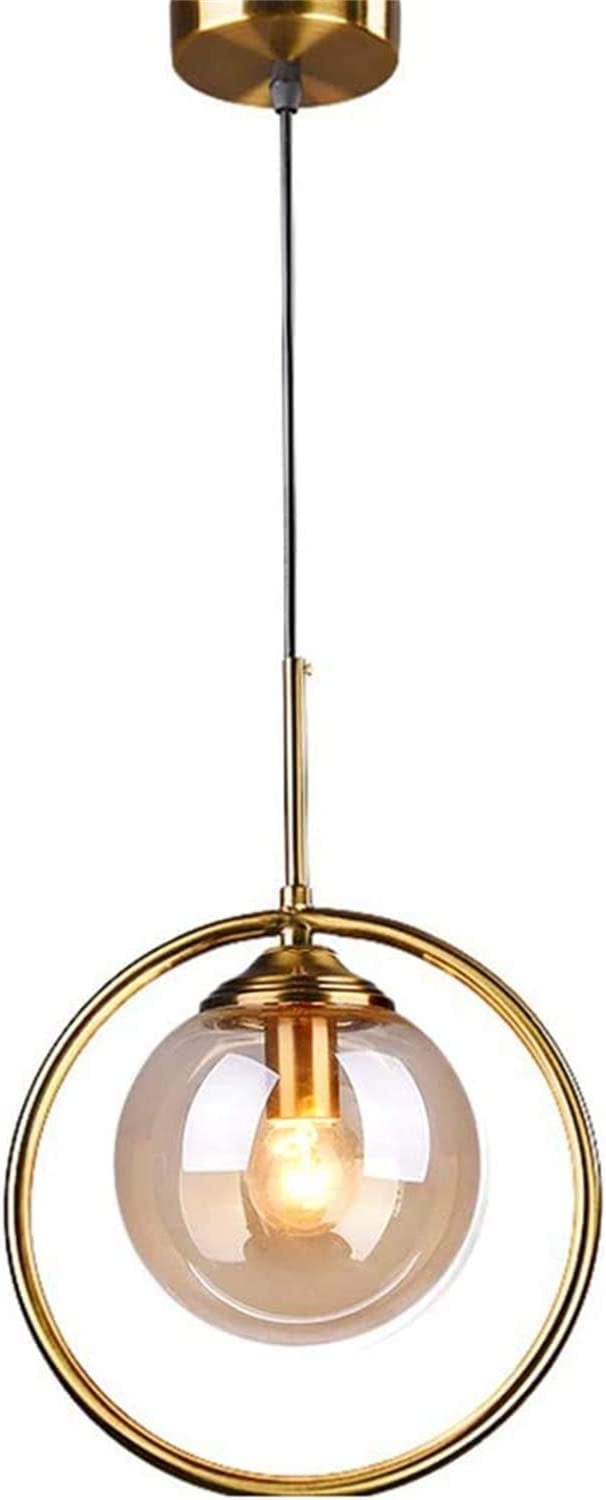 Vulcanus Modern Copper Gold Circle Pendant Light
