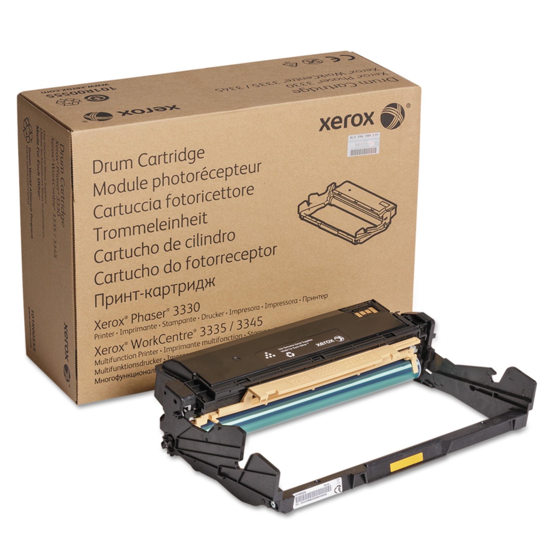 Xerox 101R00555 Drum Cartridge, 30000 Page Yield, Black