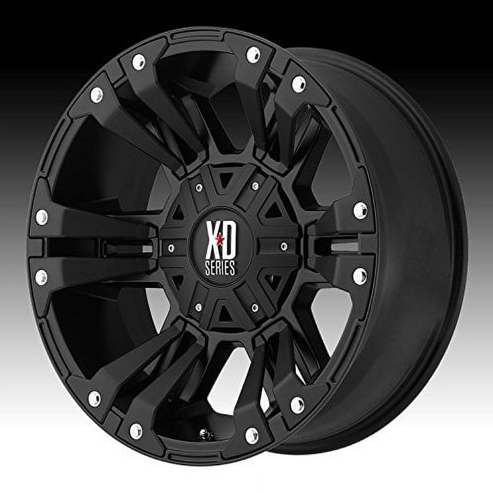 XD Aluminum Rim XD822 MONSTER II 17X9in Matte Black Finish, XD82279054718