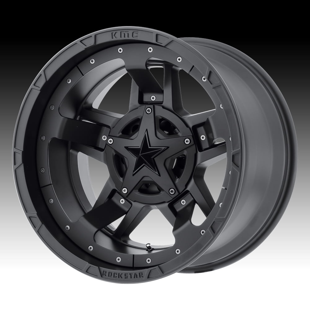 XD Aluminum Rim XD827 ROCKSTAR III 17X9in Matte Black Finish, XD82779086712N