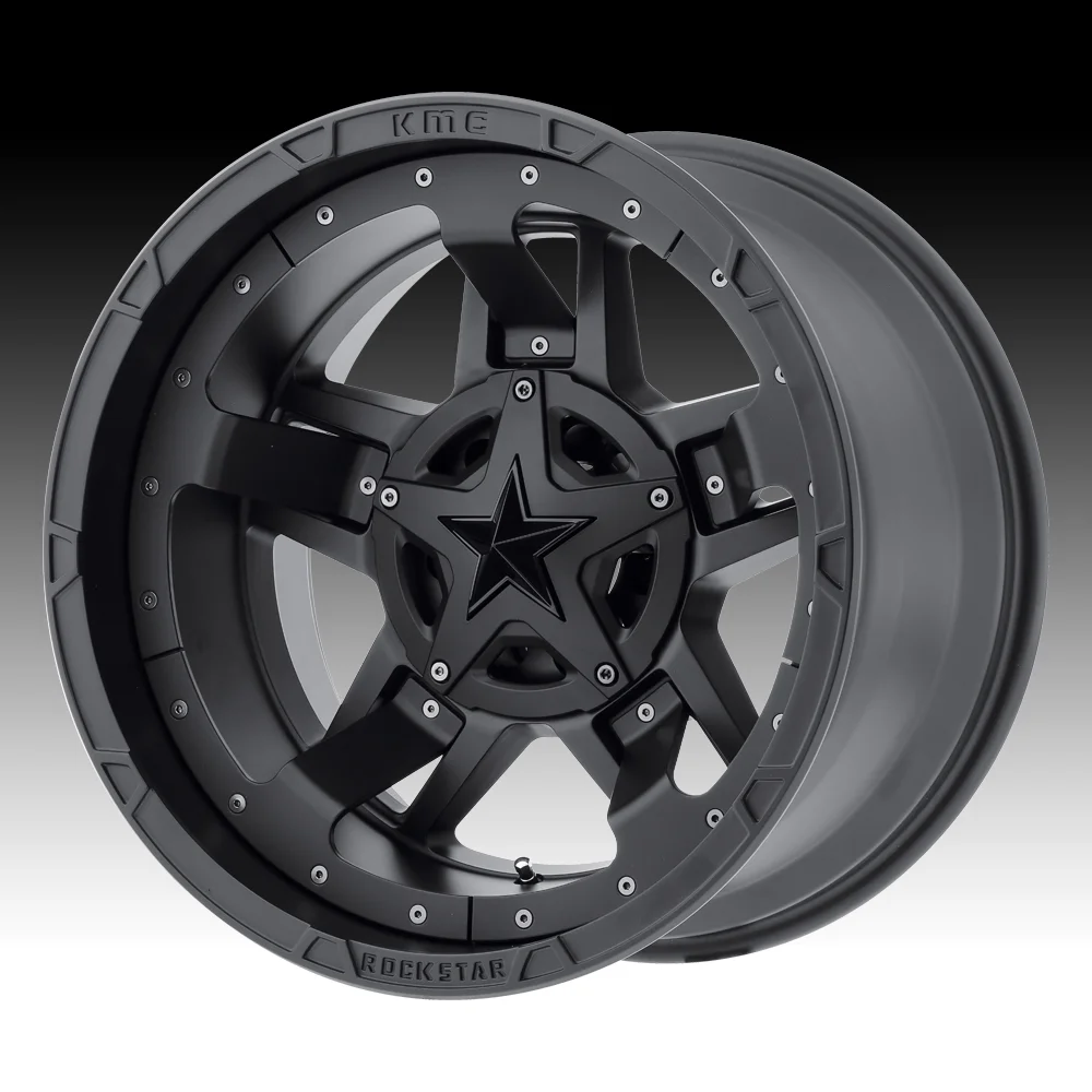 XD Aluminum Rim XD827 ROCKSTAR III 18X9in Matte Black Finish, XD82789086700