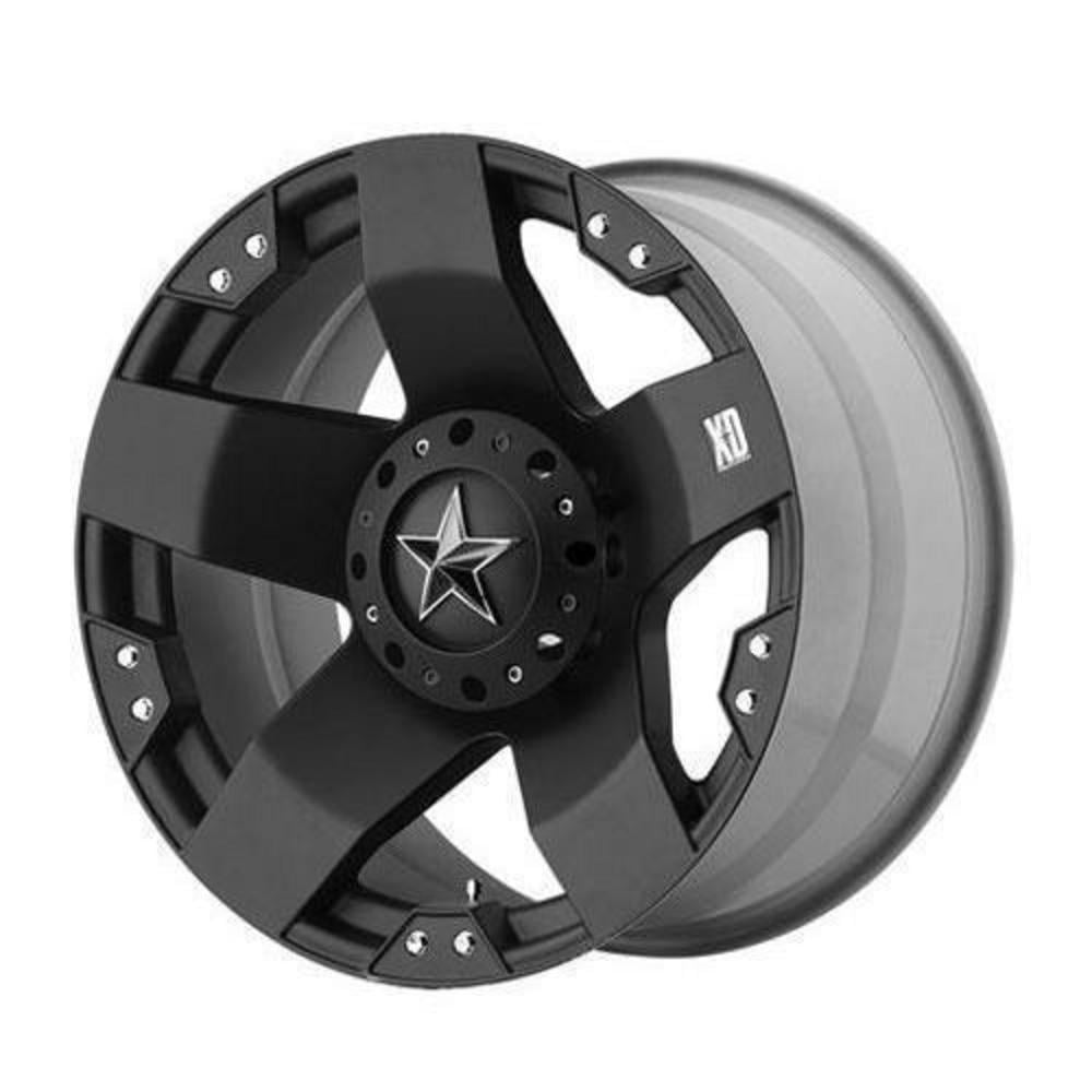 XD Series ROCKSTAR Cast Aluminum 17" Wheel 5x5.0/5x135, Matte Black Finish for Custom Vehicles