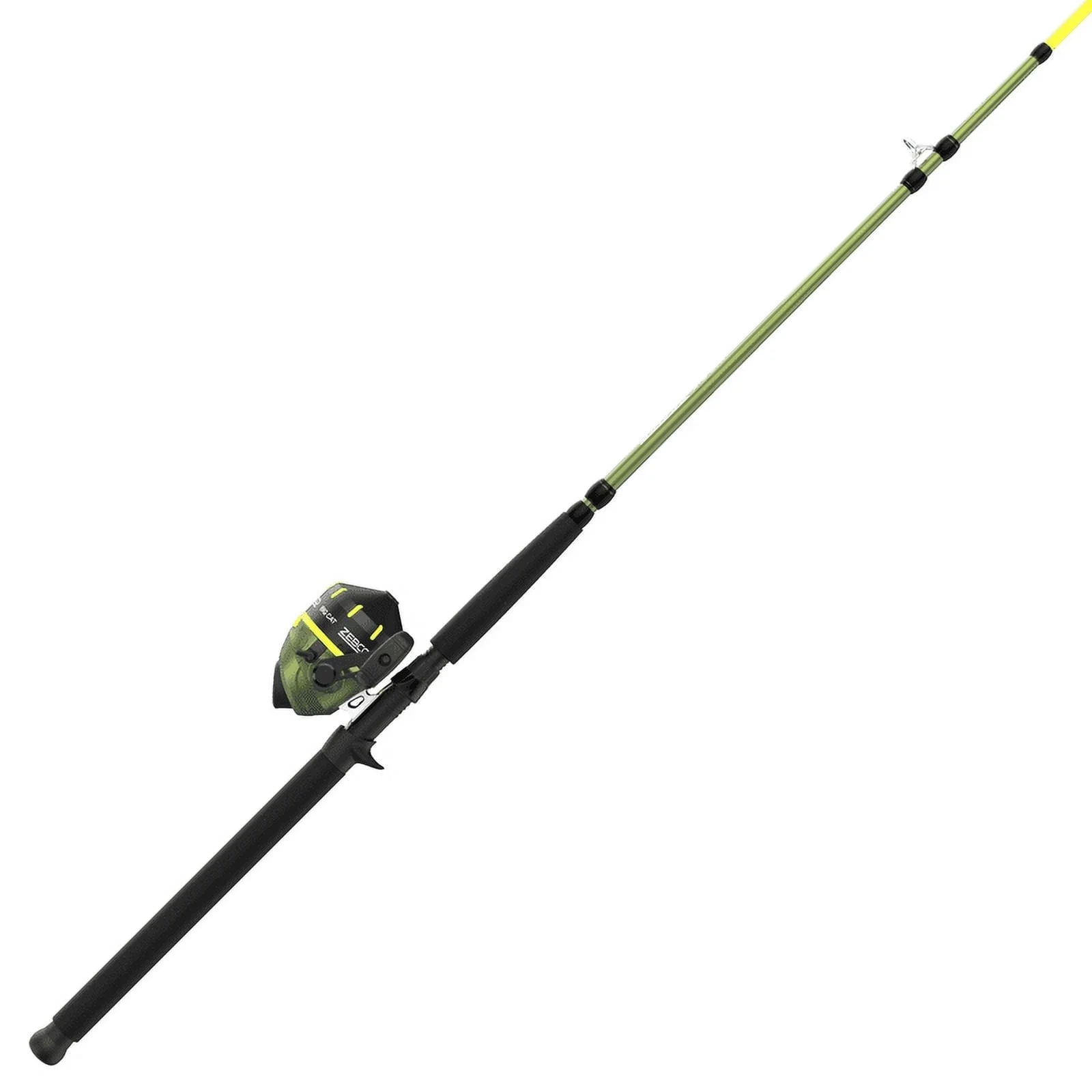 Zebco Big Cat Spincast Reel and Fishing Rod Combo, 8-Foot Rod, Pre-Spooled 25-Pound Line, Forest Green