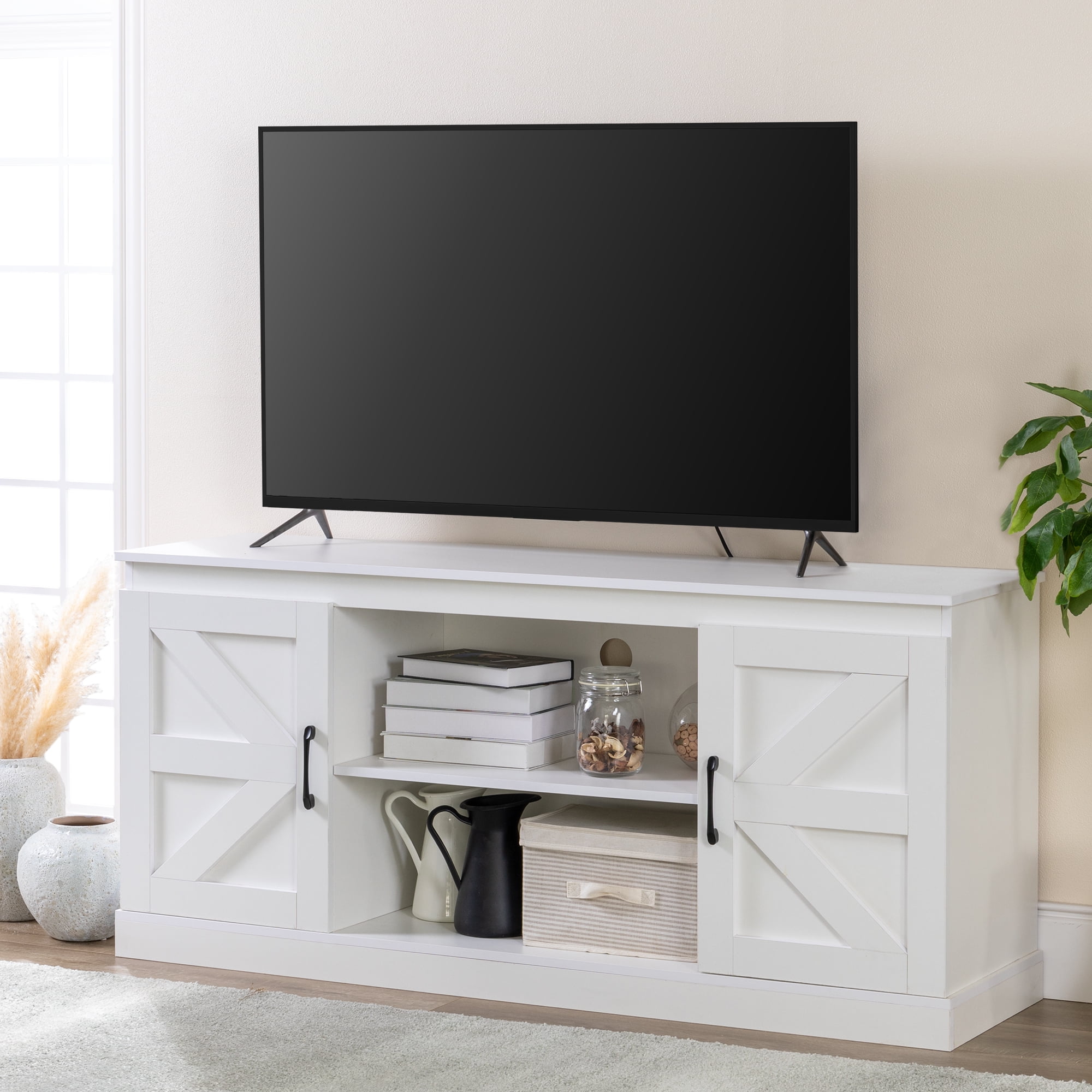Zinus Wade TV Stand for TVs up to 65", White