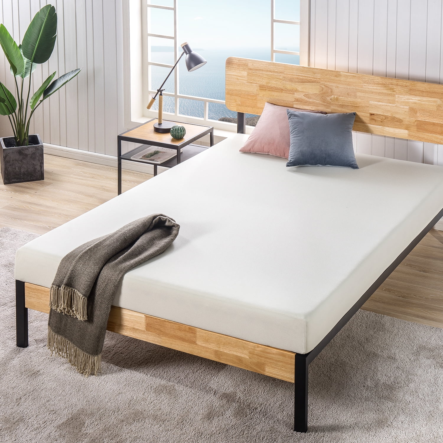 Zinus Ultima 6" Twin Tight Top Medium Memory Foam Mattress, Mattress-in-a-Box