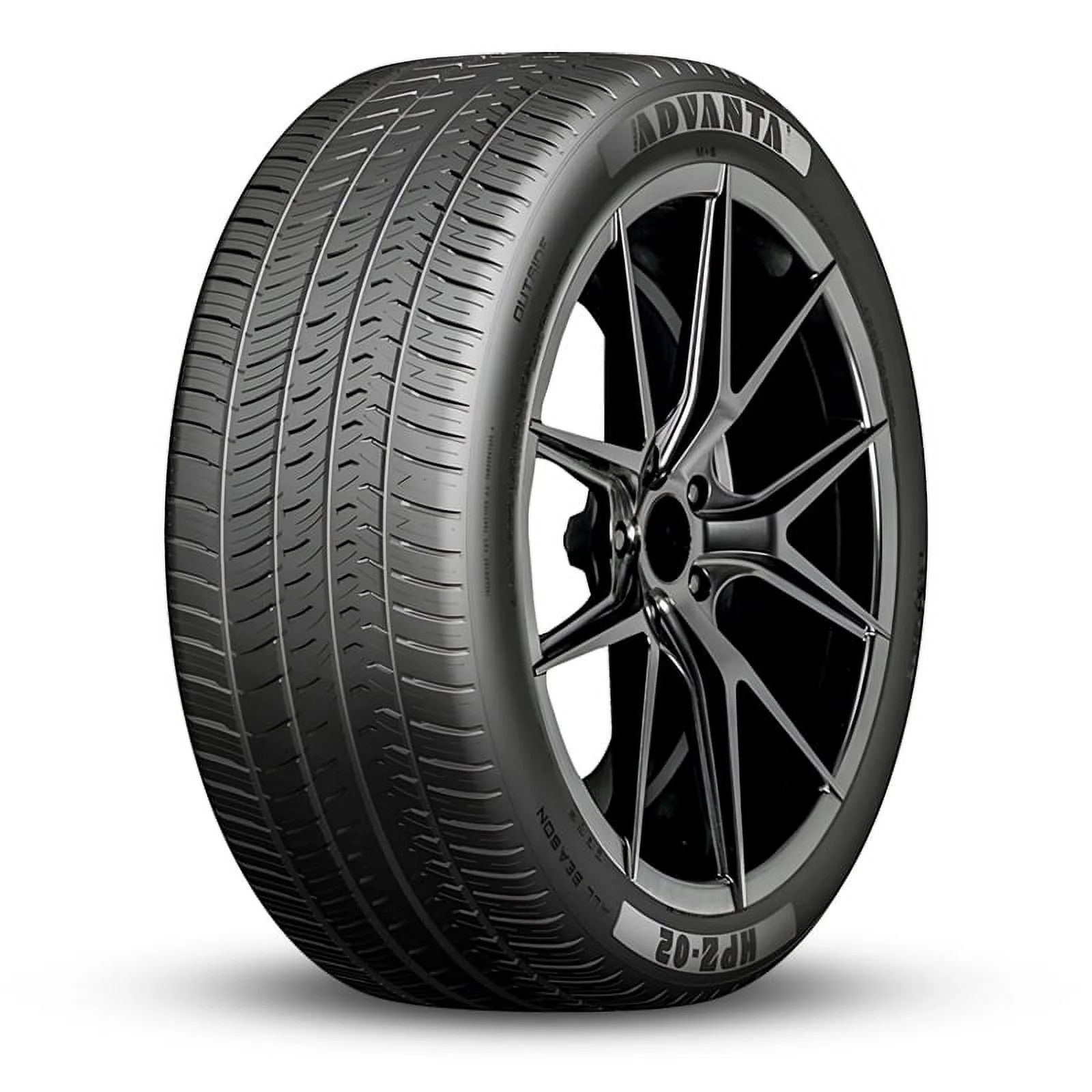 1 Advanta HPZ-02 225/60R16 98H All Season 50K Mile Warranty 420AA Performance 1951346625 / 225/60/16 / 2256016