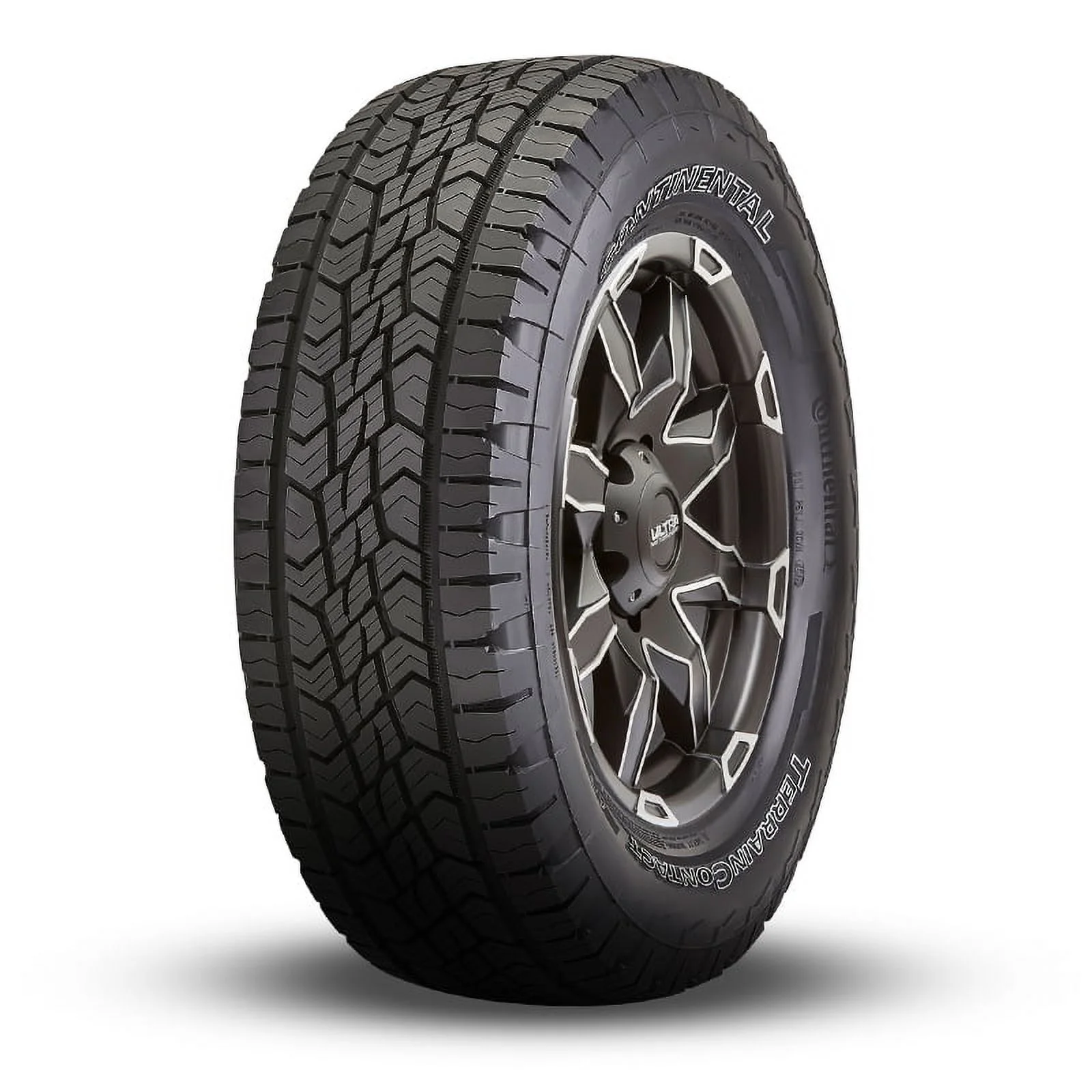 1 Continental TerrainContact A/T OWL 265/70R17 115S All Terrain 60K MILE 680AB 15506840000 / 265/70/17 / 2657017