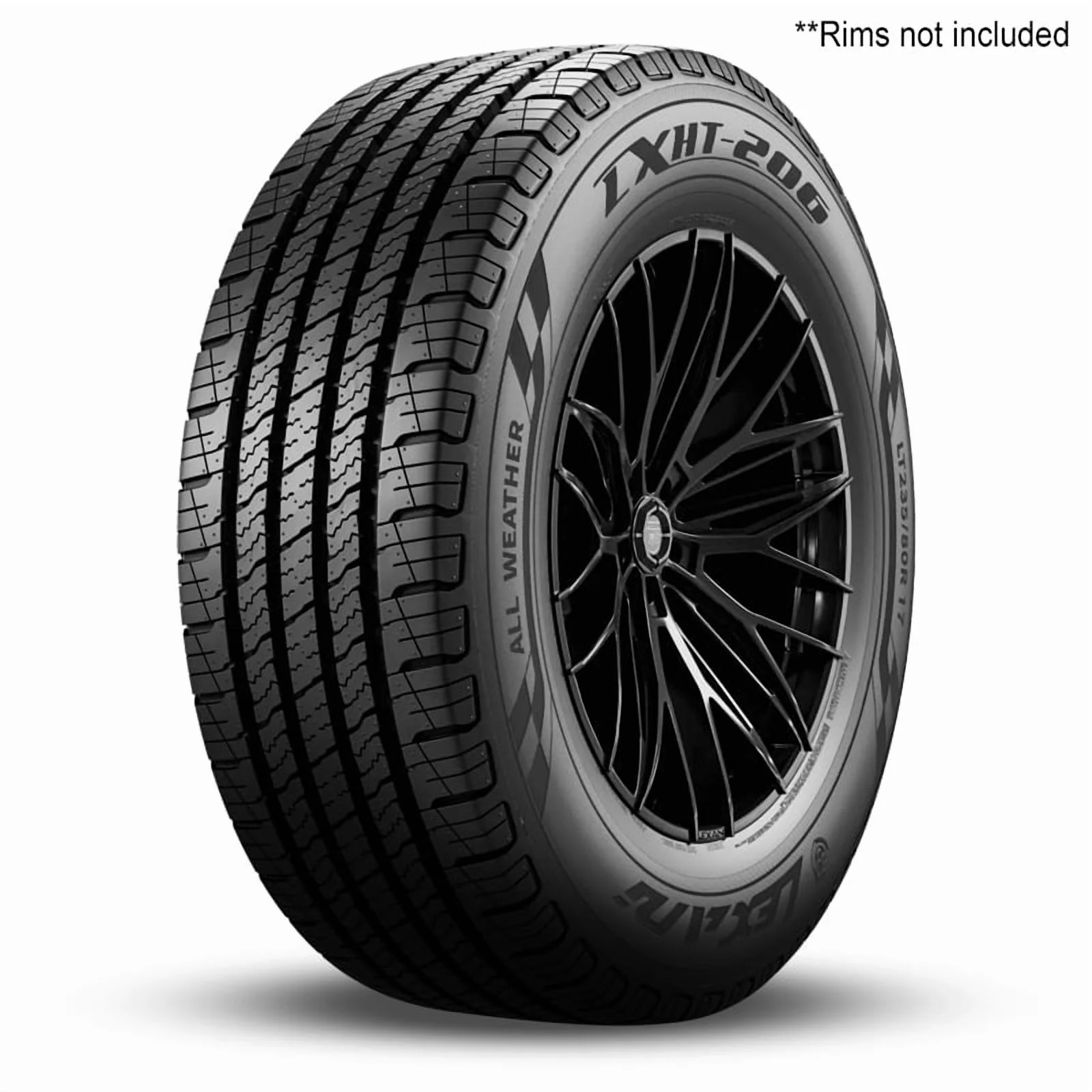 1 Lexani LXHT-206 275/55R20 117H All Season Highway Traction Truck SUV 500AA LXST2062055010 / 275/55/20 / 2755520