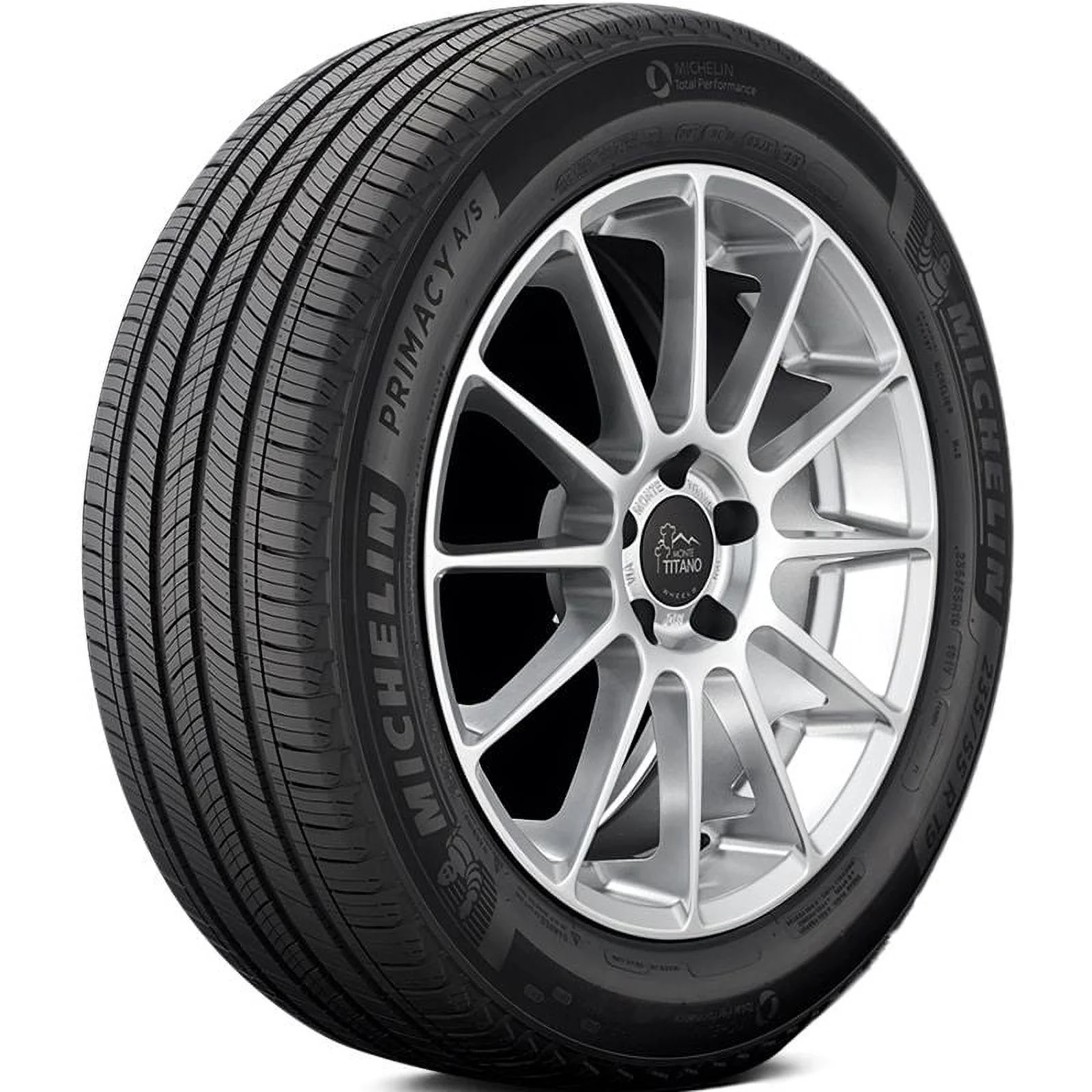 1 Michelin Primacy A/S 225/40R18 88V 540AA UTQG All Season 55K Mi Warranty MH05707 / 225/40/18 / 2254018
